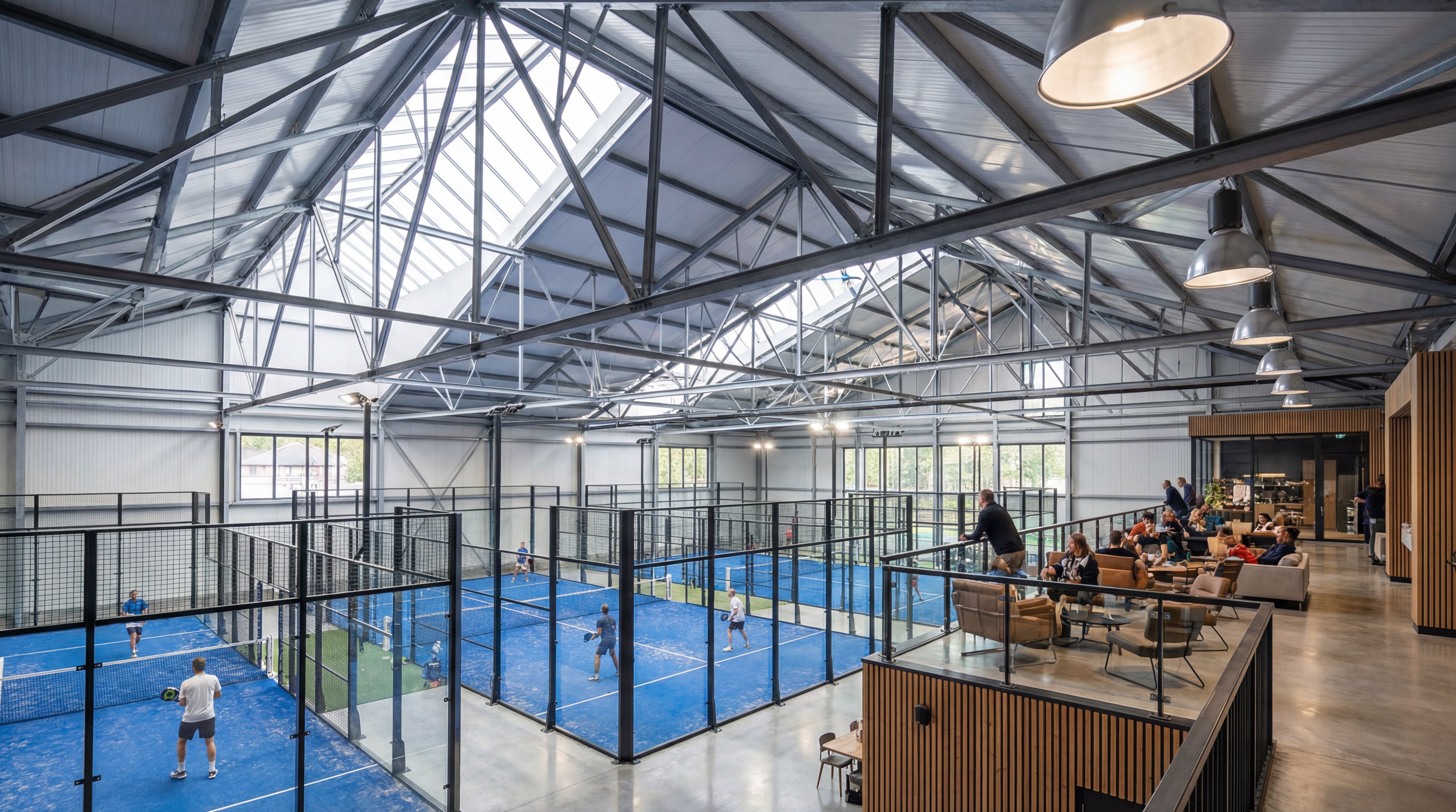 high end padel club interior index 6