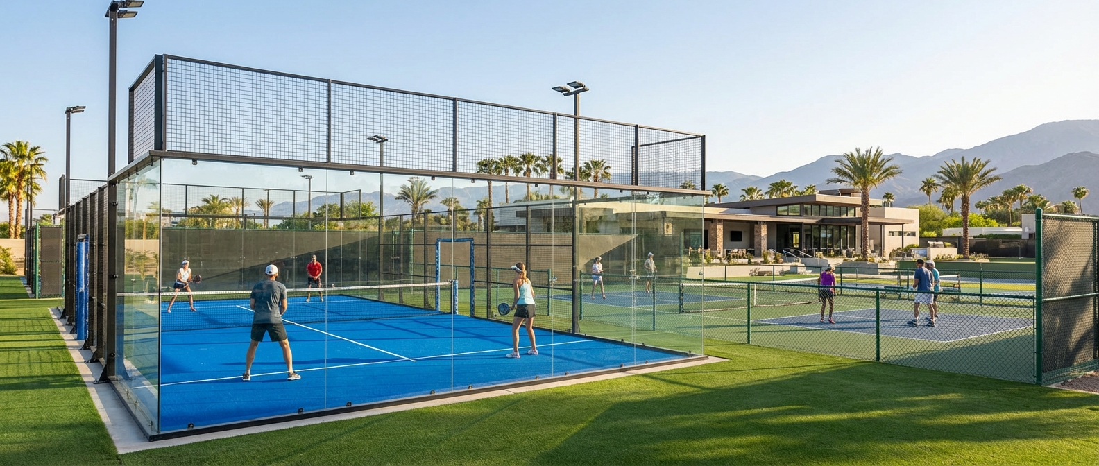 luxury sports complex padel pickleball