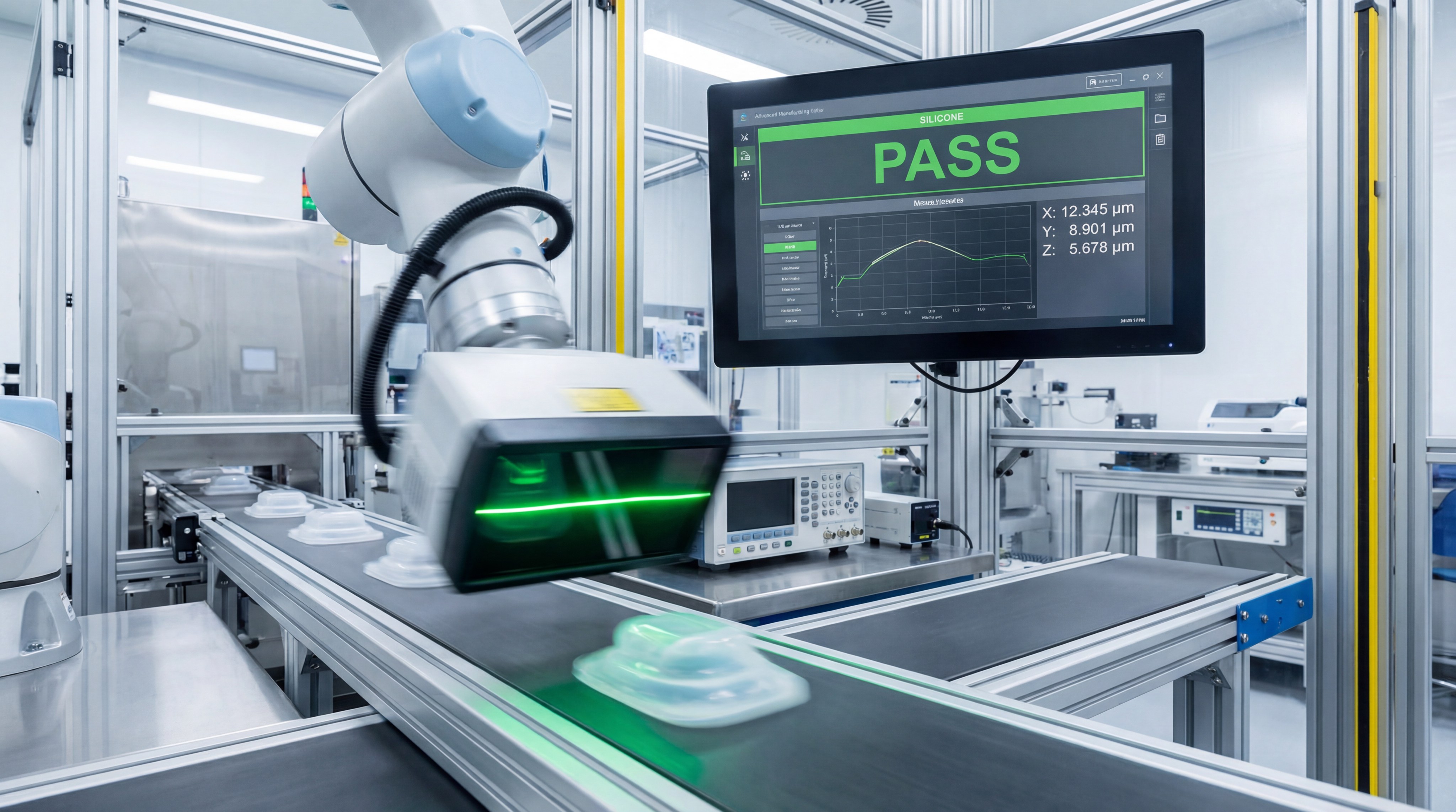 automated vision inspection silicone qc