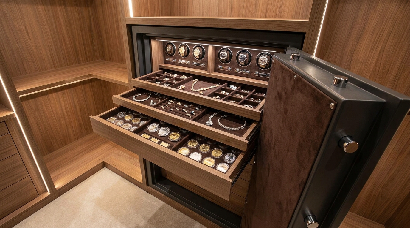 custom safe drawer configurations