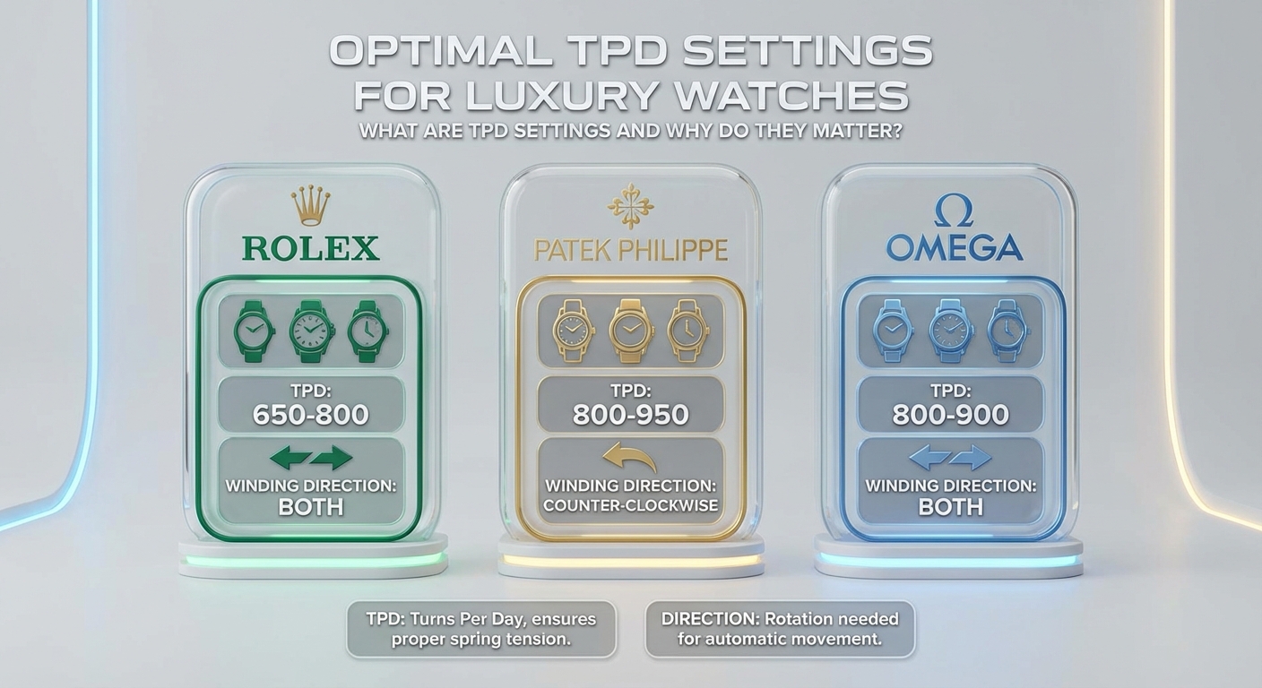 tpd settings luxury watches comparison