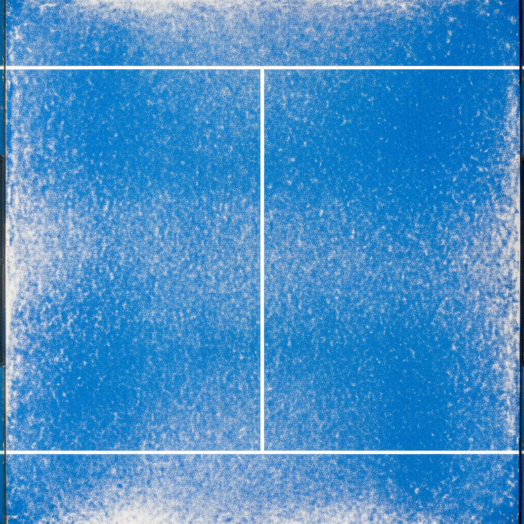 padel court overhead drone view