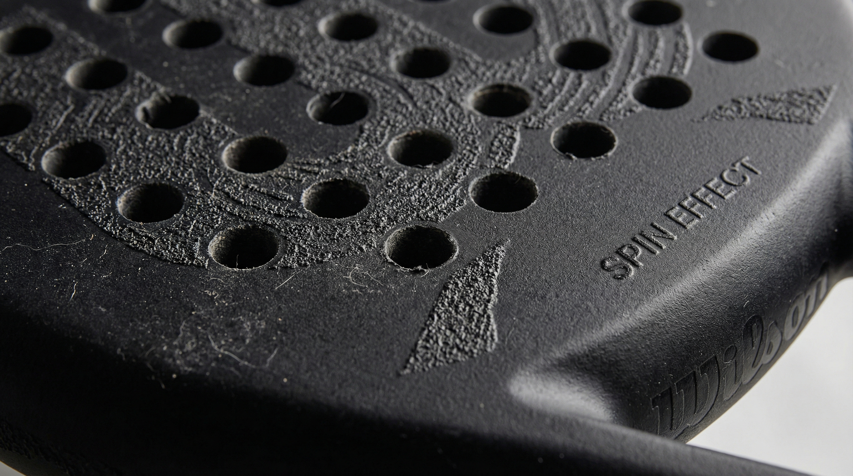 wilson padel racket macro photography