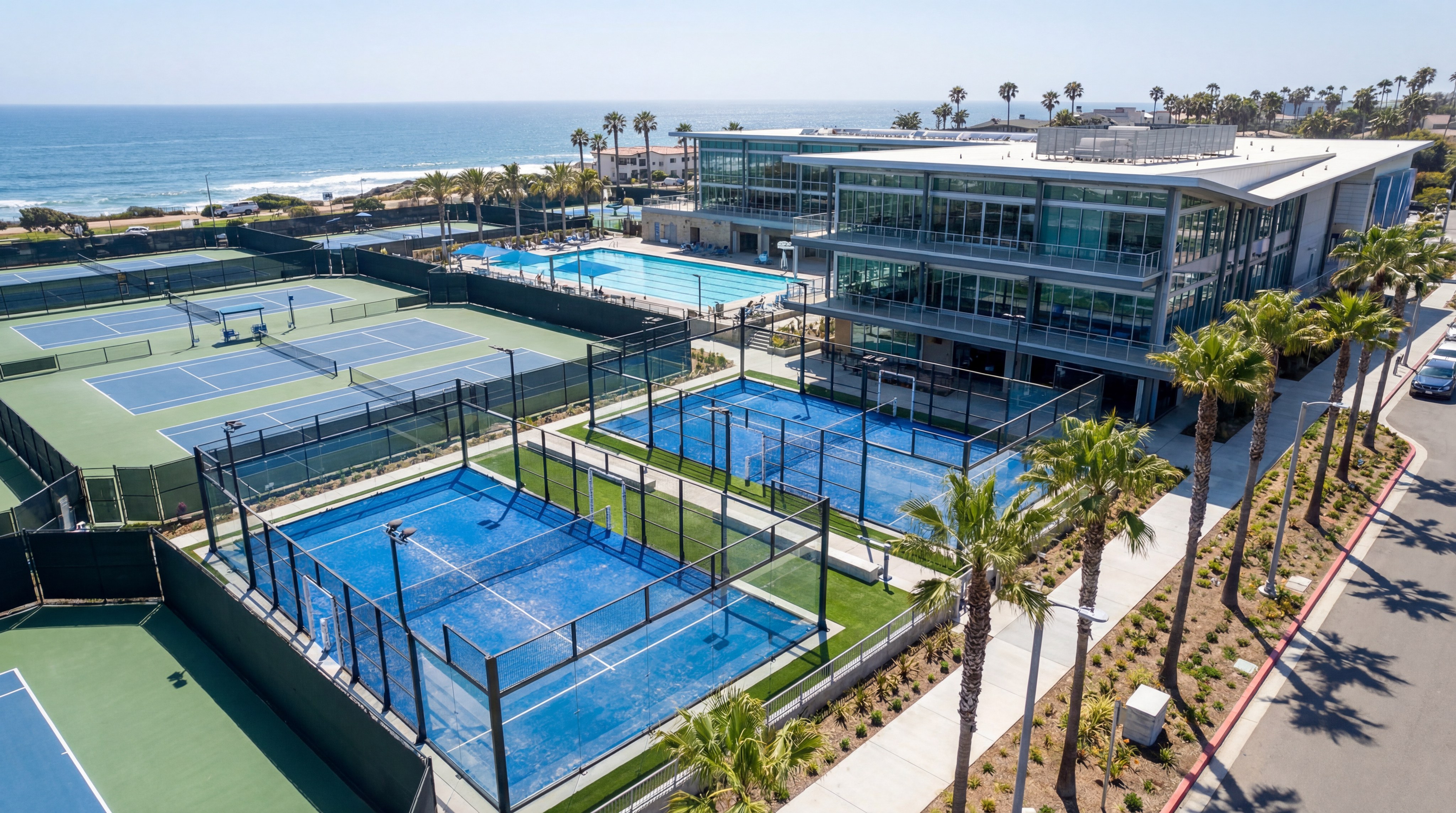 aerial padel courts san diego