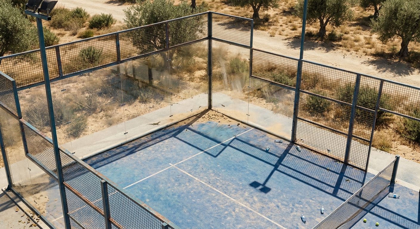 outdoor padel court photorealistic index 2