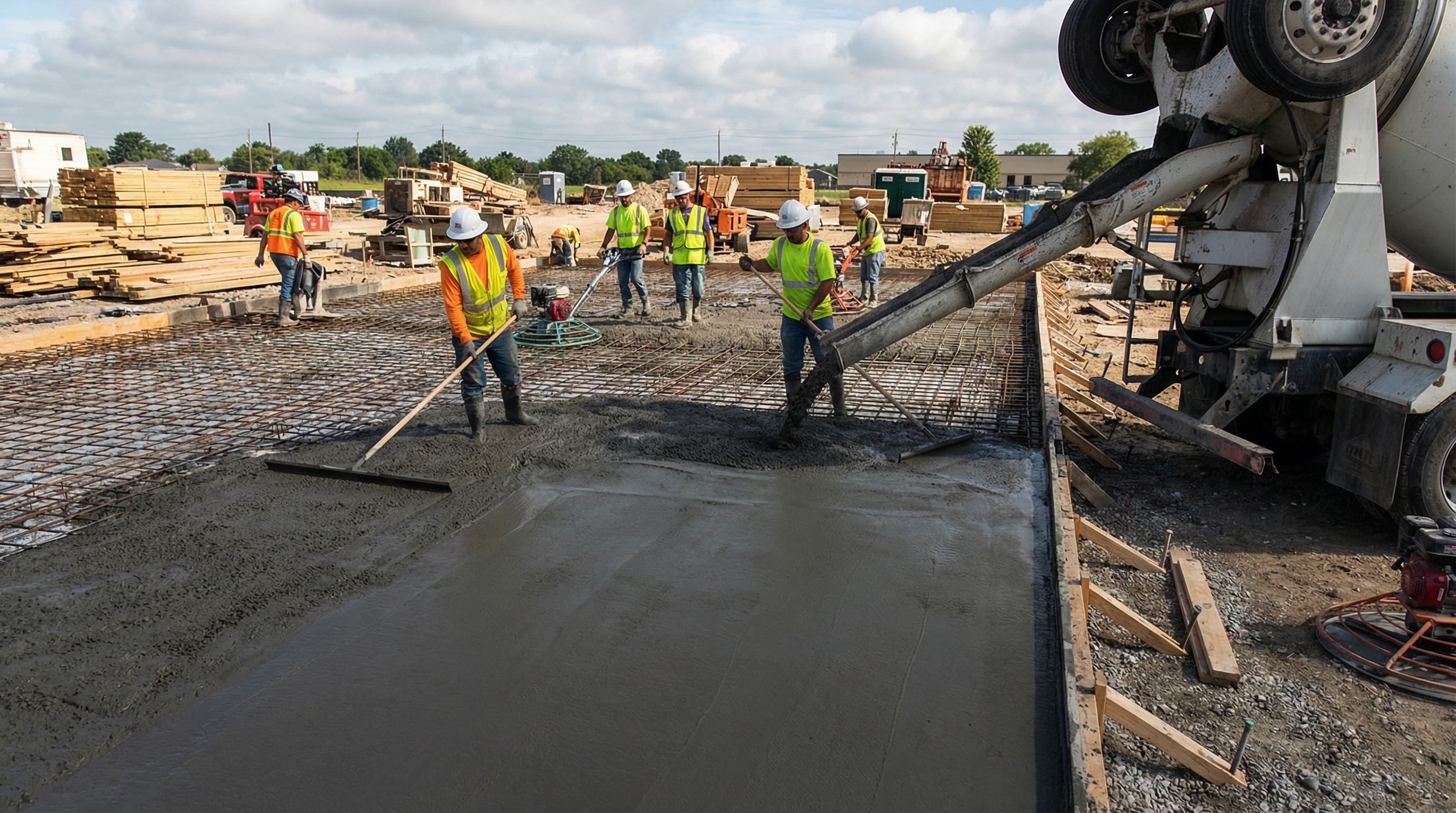 concrete foundation construction