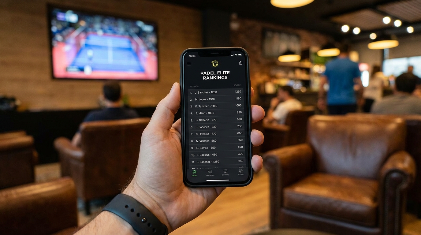padel ranking leaderboard app