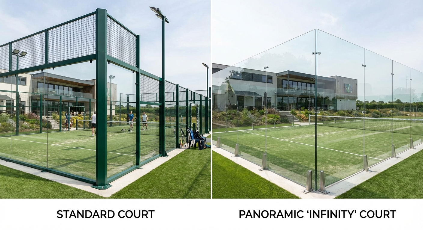 padel court design comparison