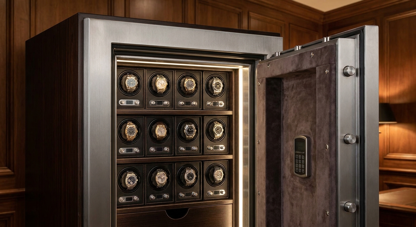 luxury watch collection safe