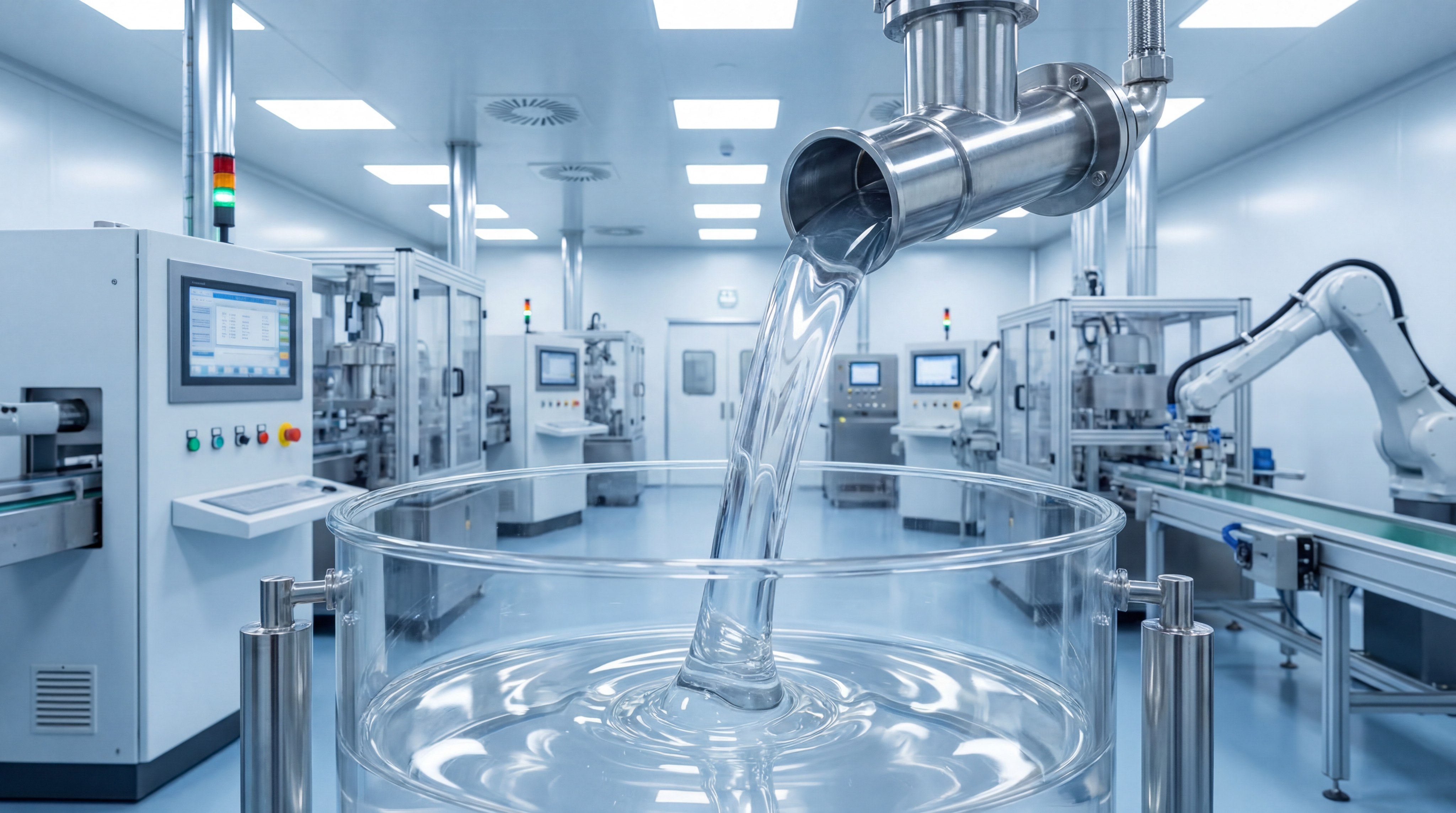 Industrial silicone processing and liquid polymer production