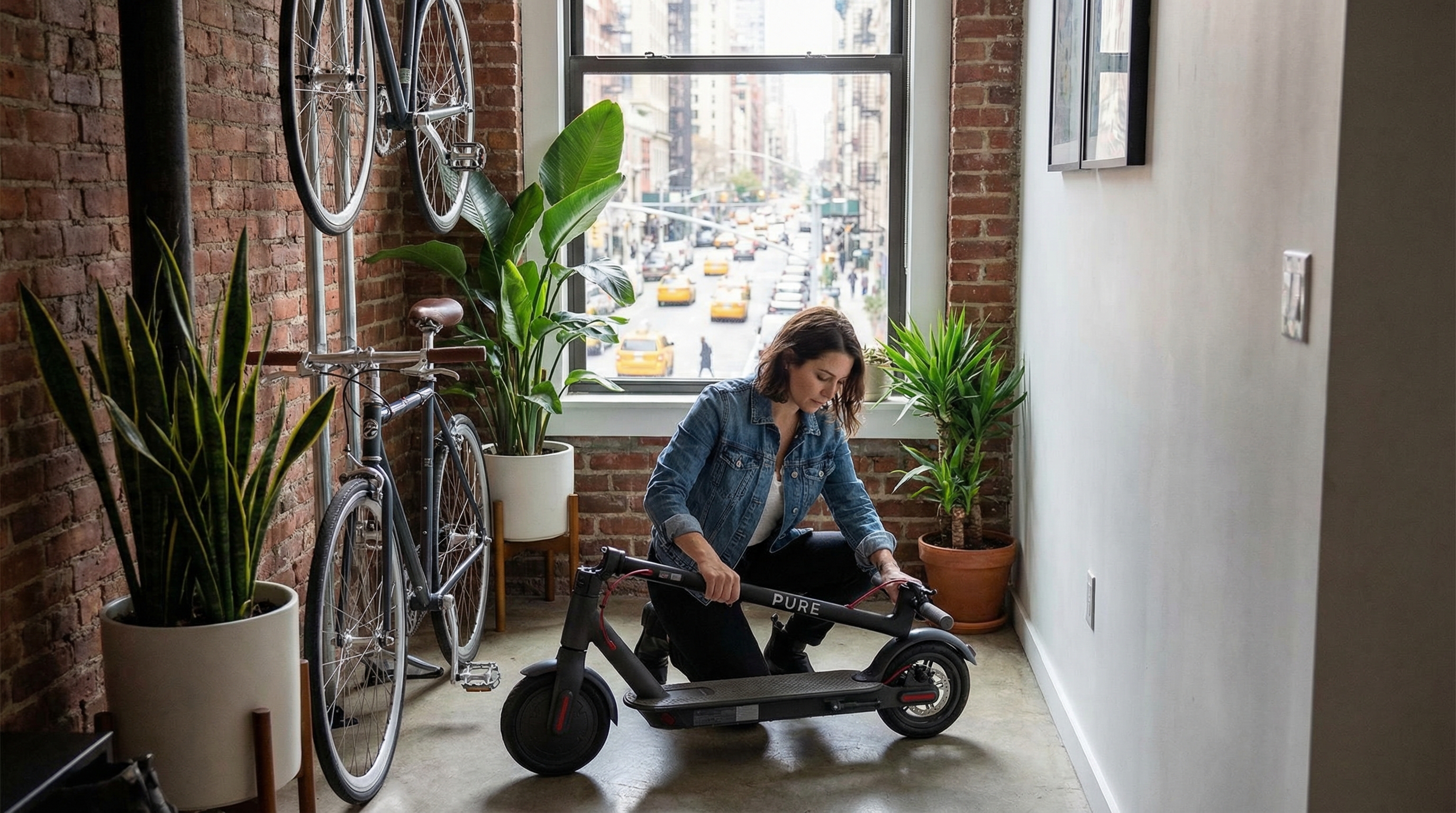 urban electric scooter folding