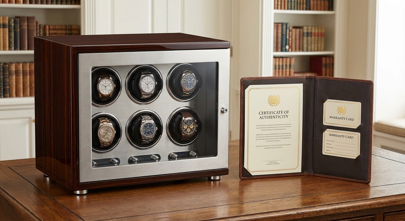 6 Watch Winder Safe with Certificate