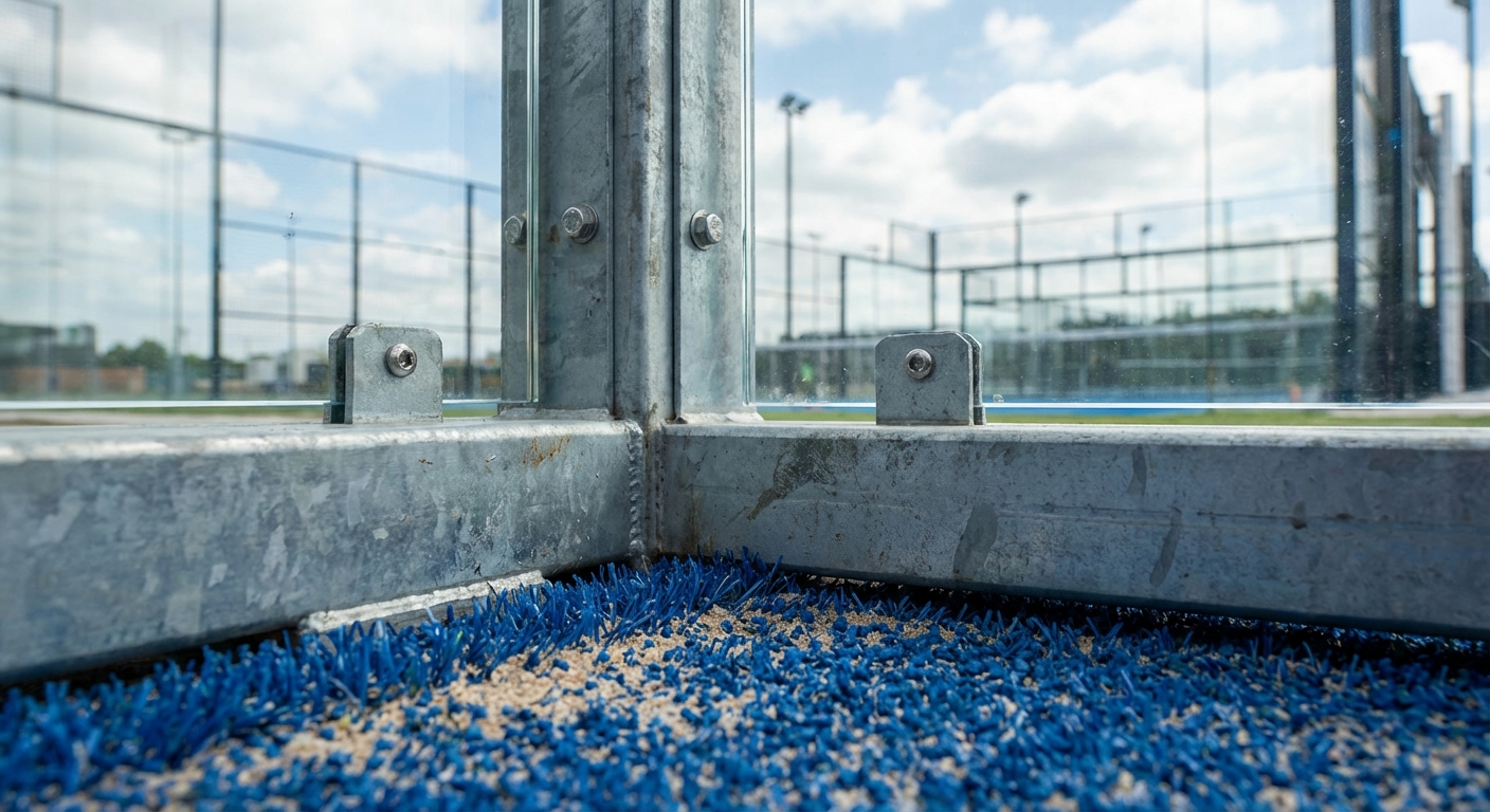 premium padel court materials detail