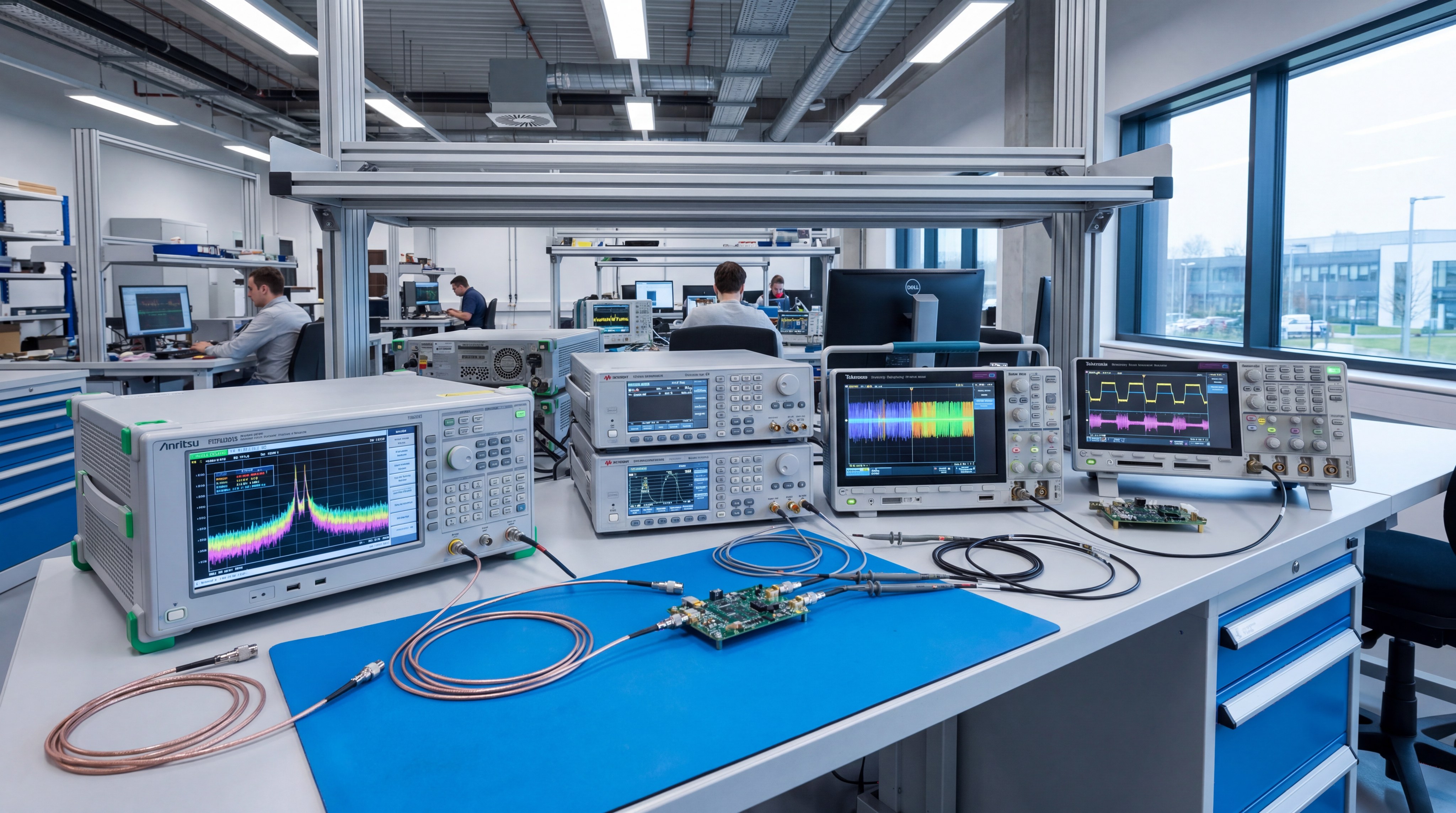 RF Engineering Lab Testing Bench