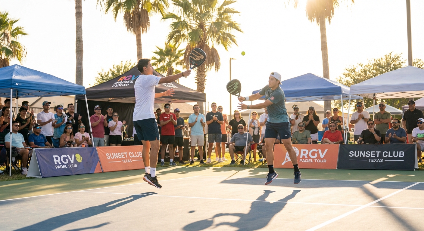 rgv padel tournament action shot