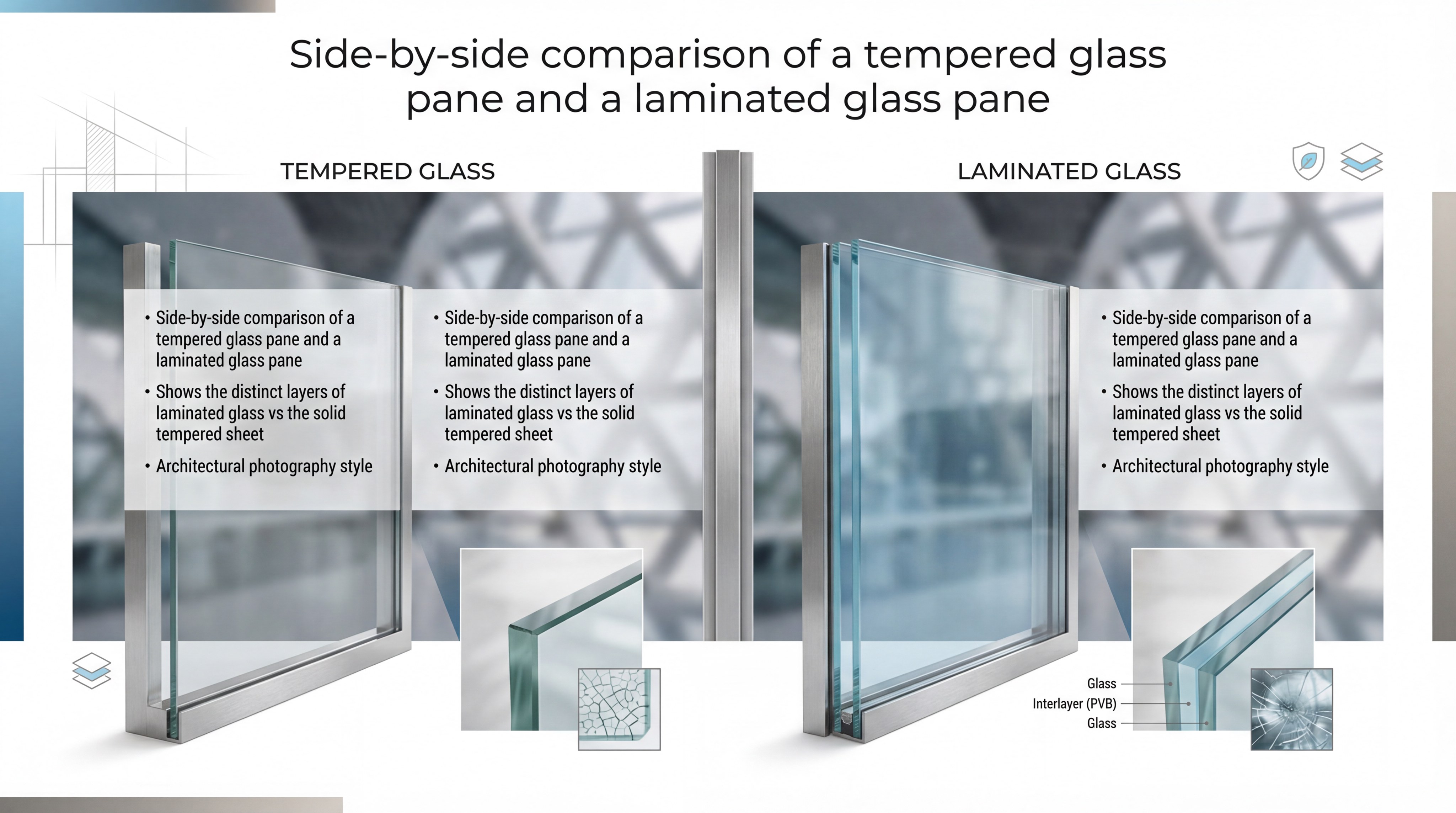 glass pane comparison architectural slide 5