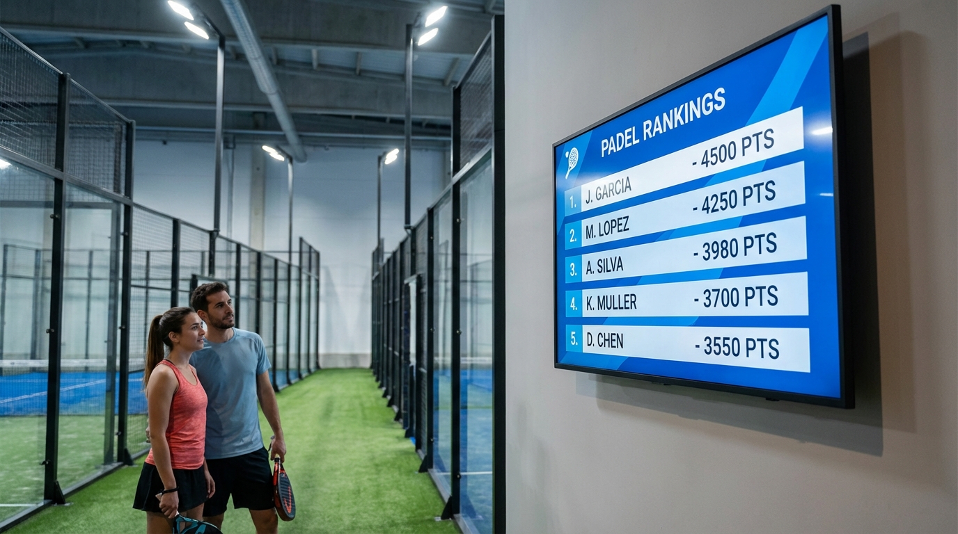 padel rankings scoreboard