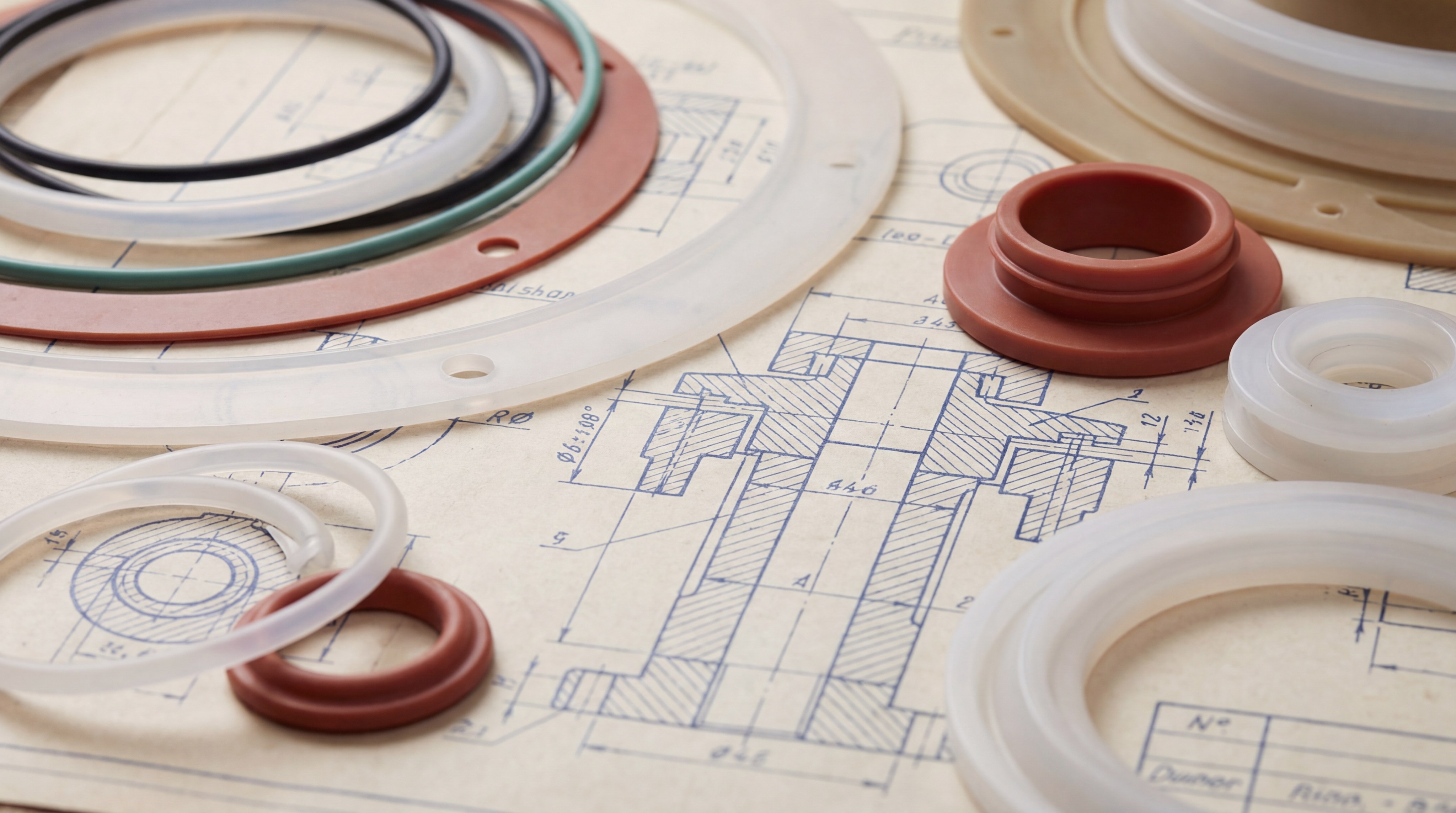 industrial silicone components showcase