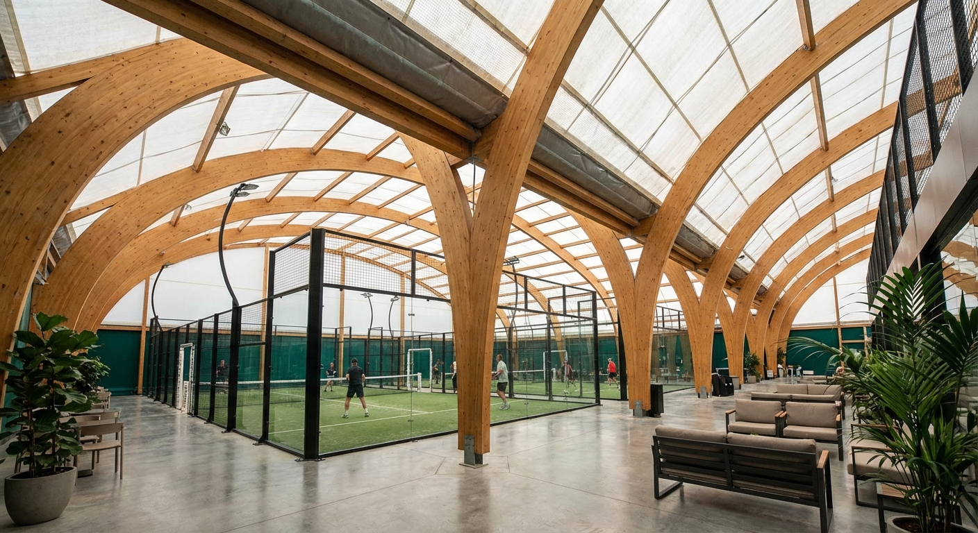 premium indoor padel court