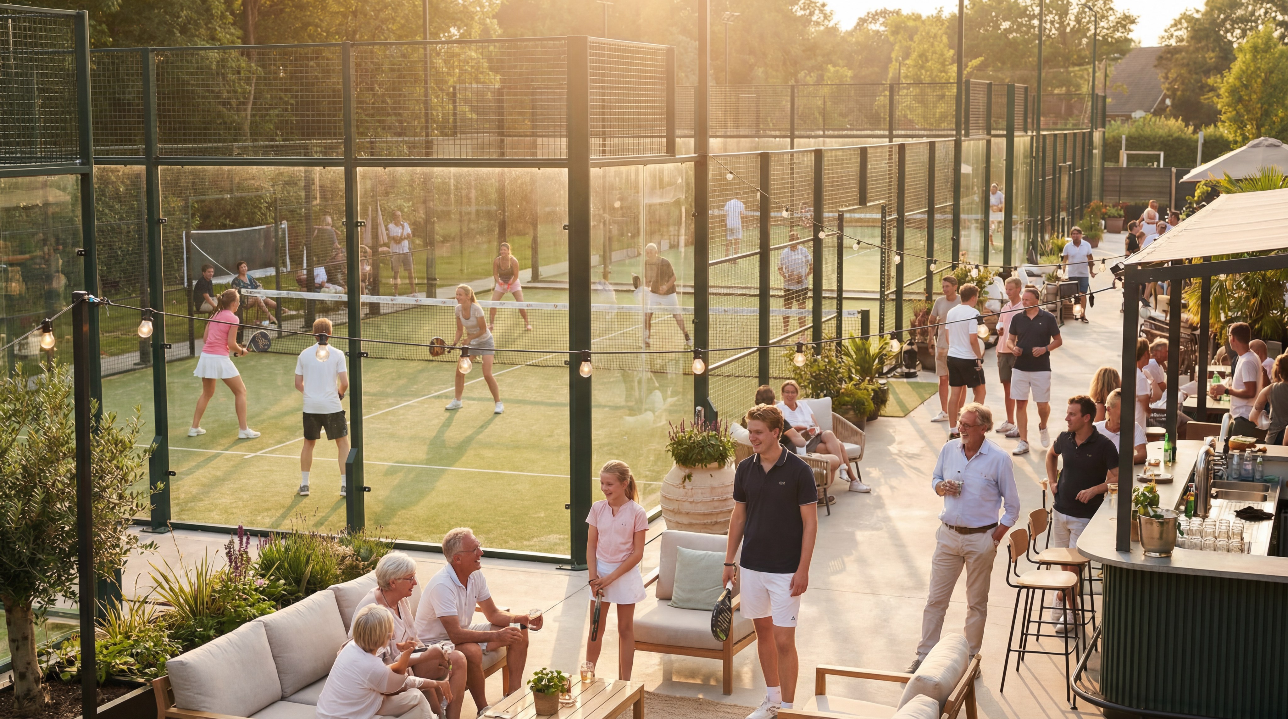 padel tennis club lifestyle