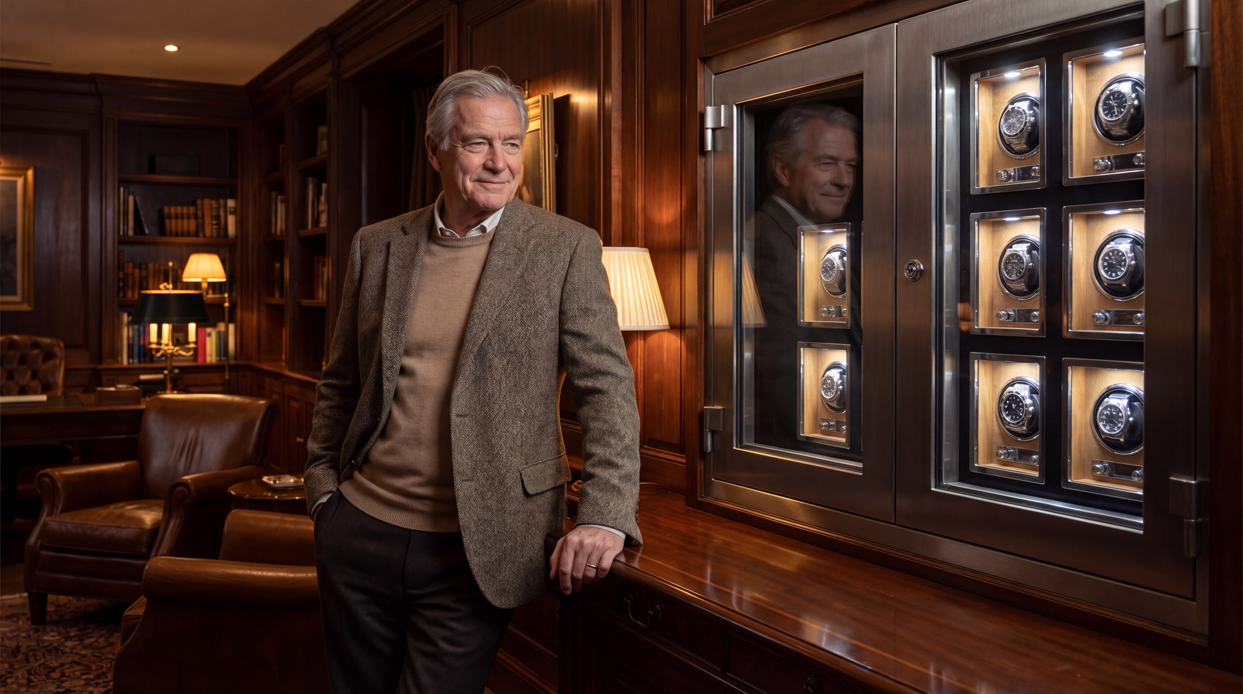 watch collector display