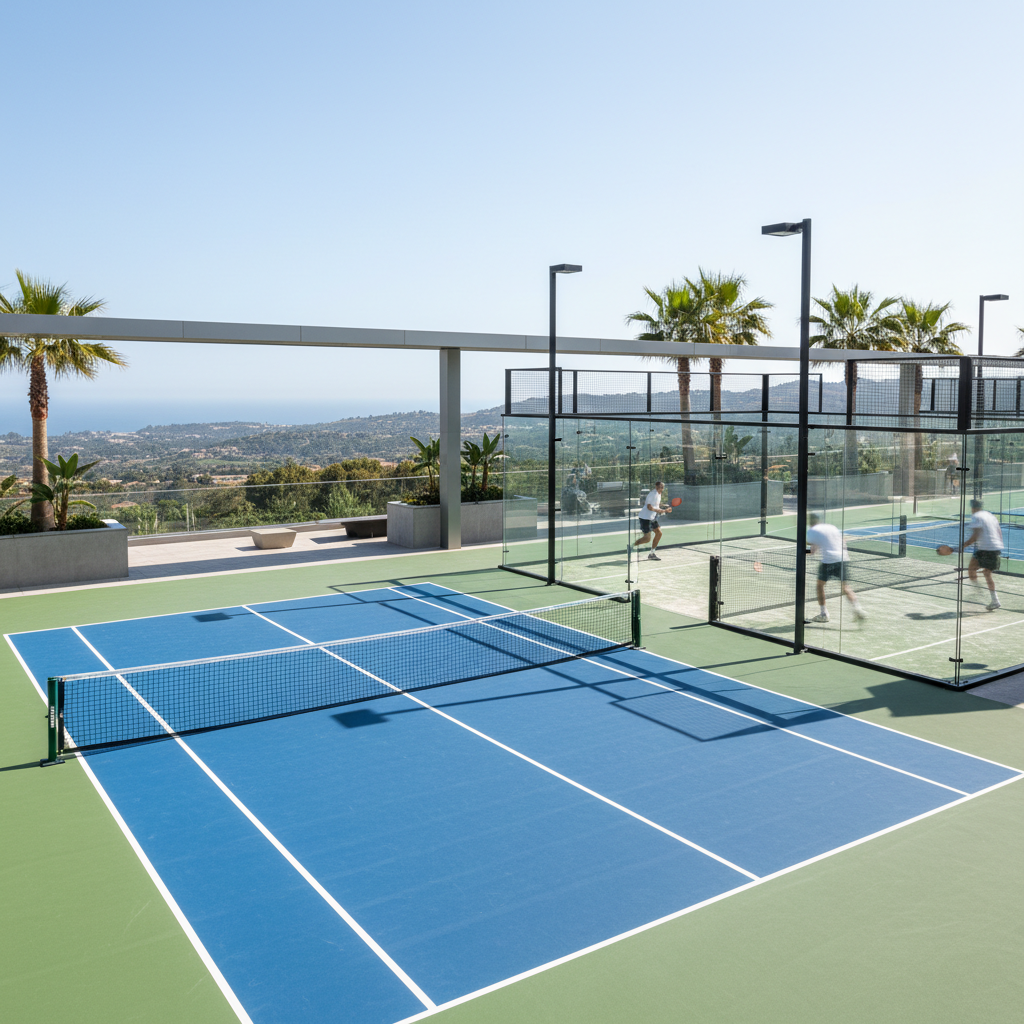 luxury sports complex pickleball padel