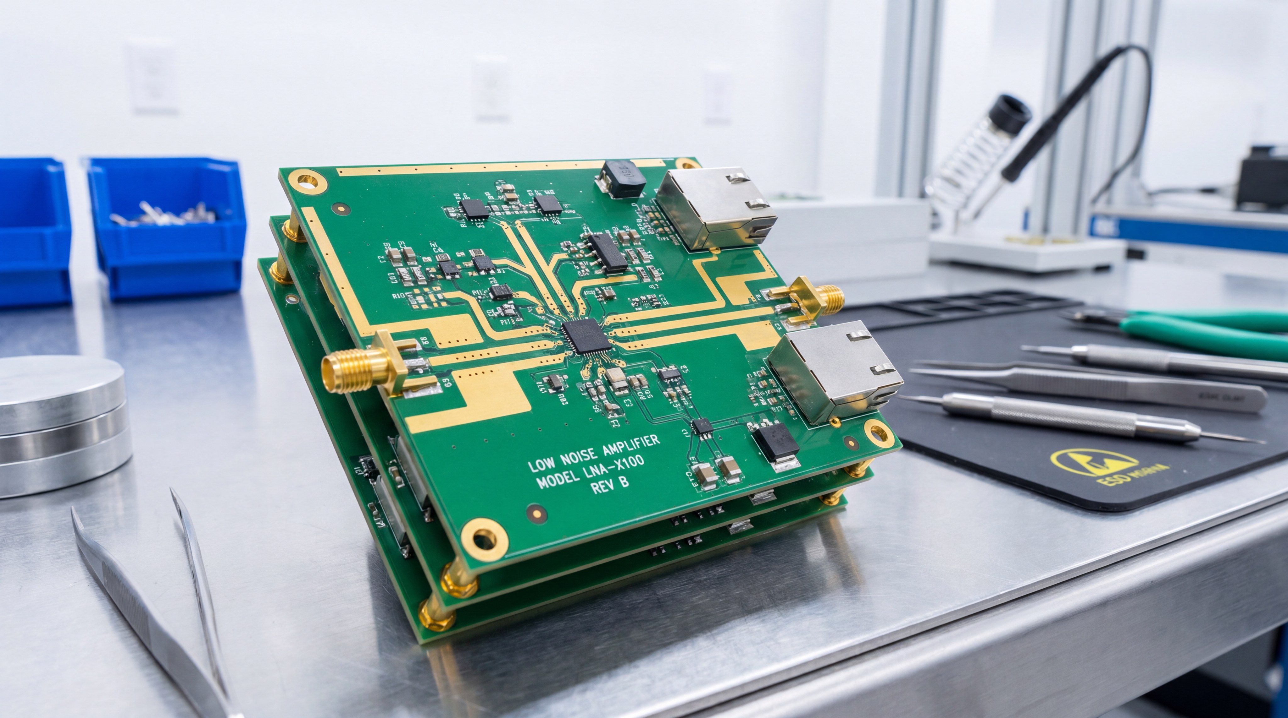 LNA Circuit Board Visualization