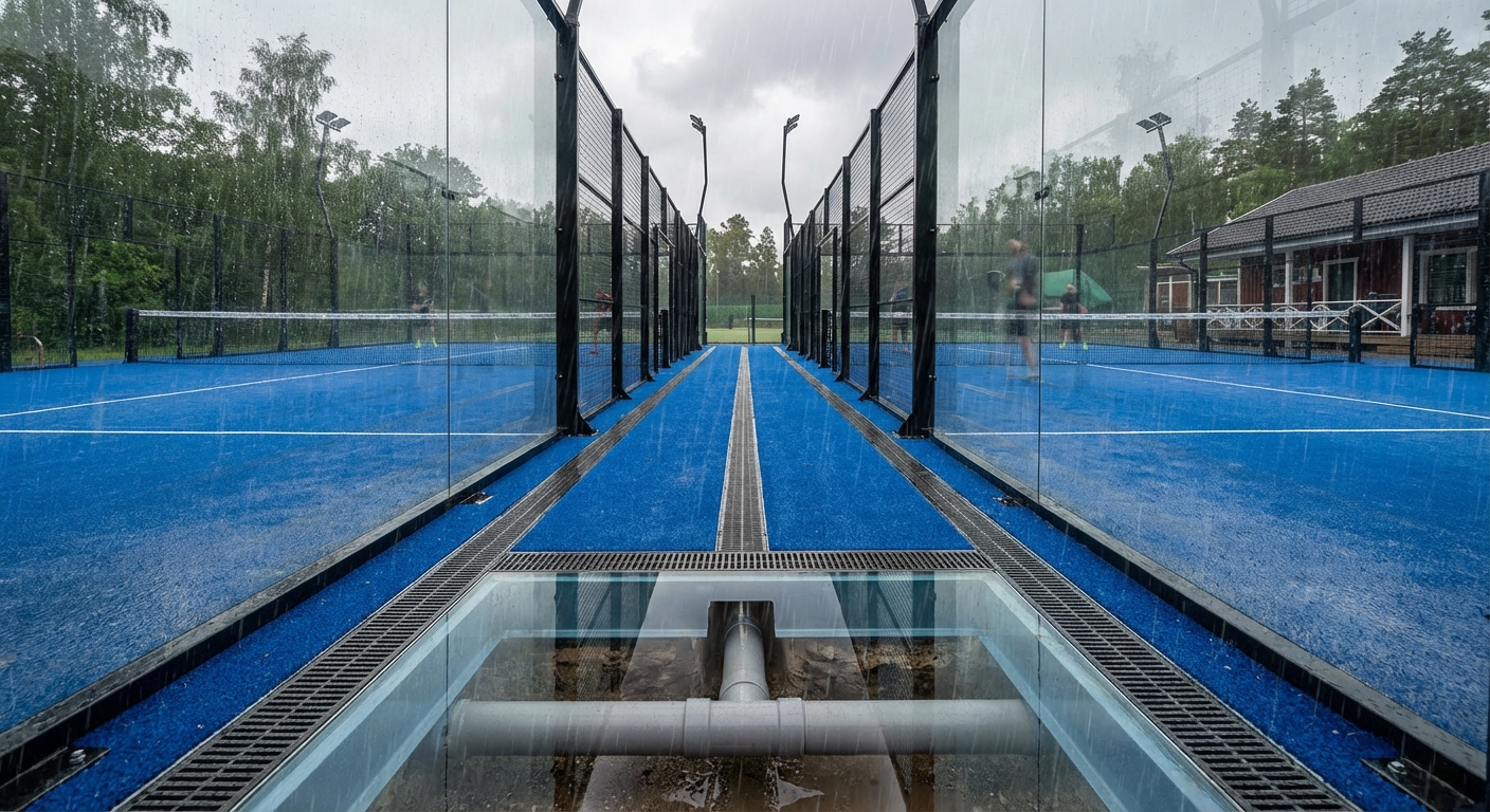Padel Court Advanced Drainage System