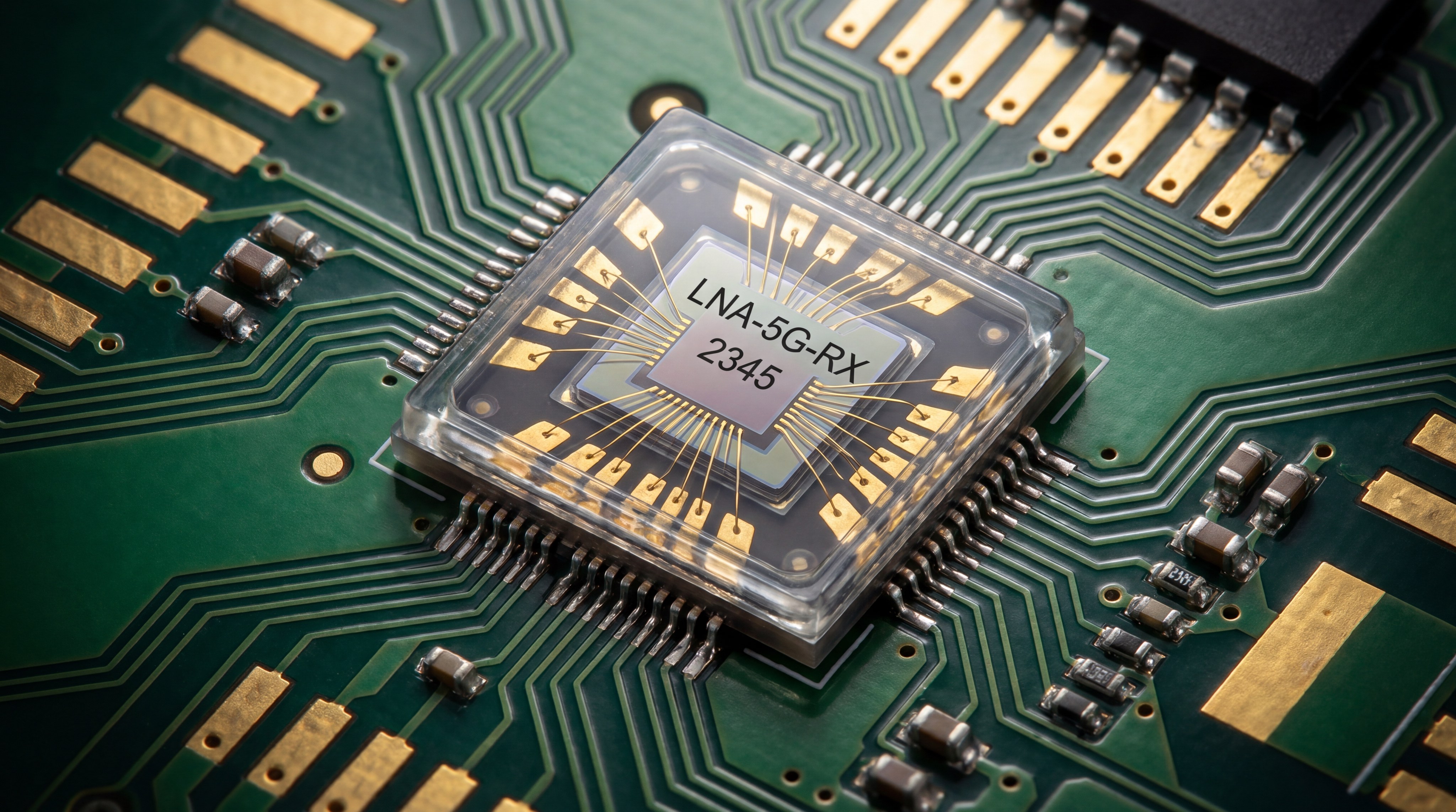 LNA Chip Macro Photography