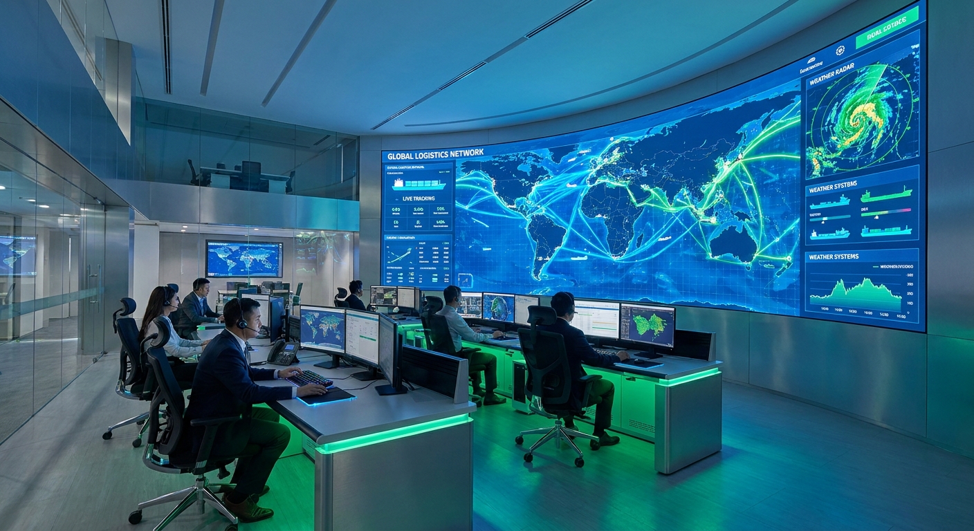 Logistics Control Center Visualization