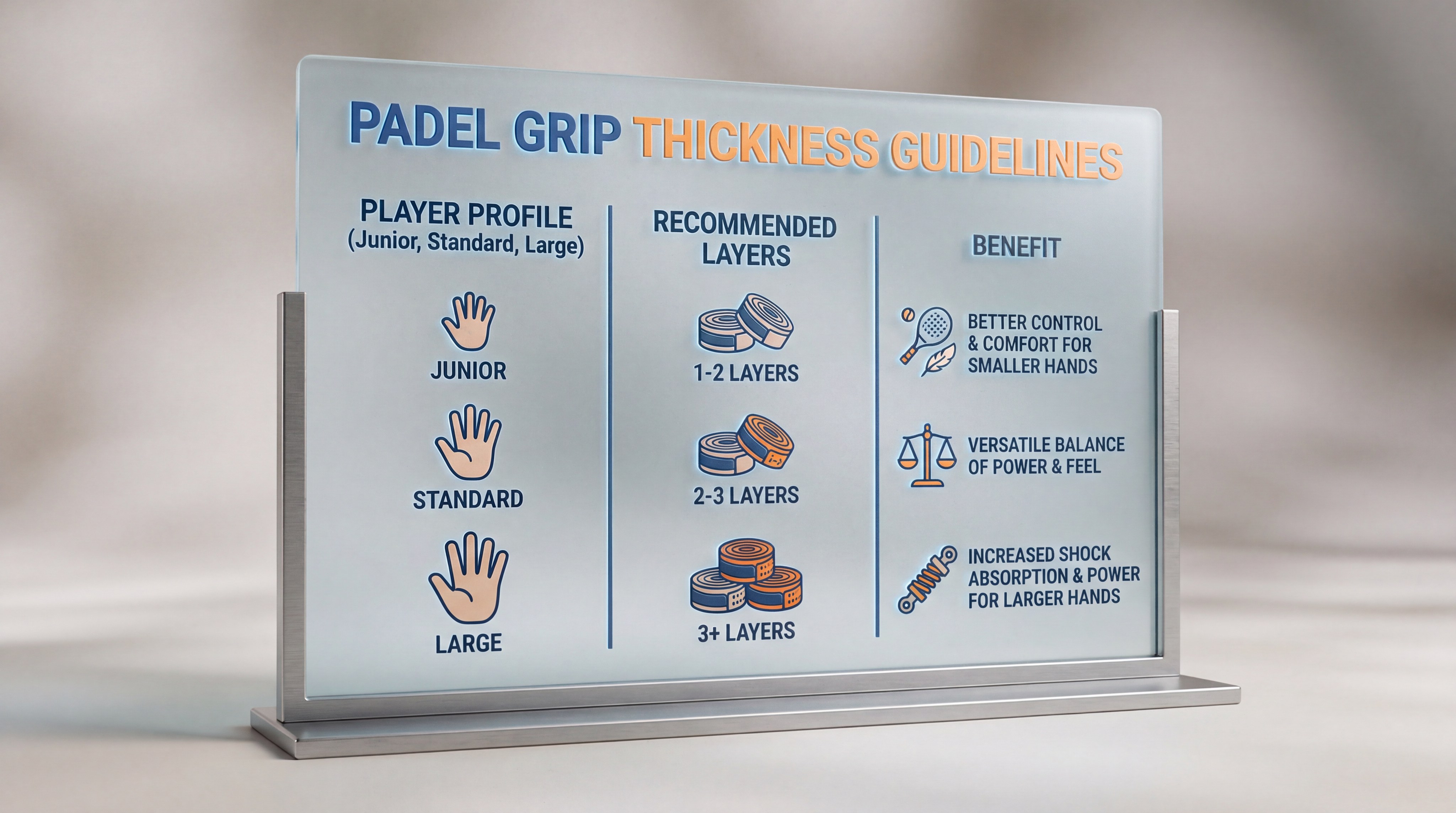 padel grip thickness guidelines index 2