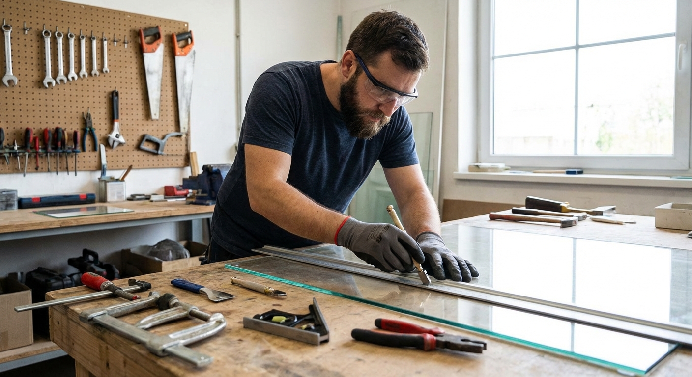 craftsman glass cutting workshop