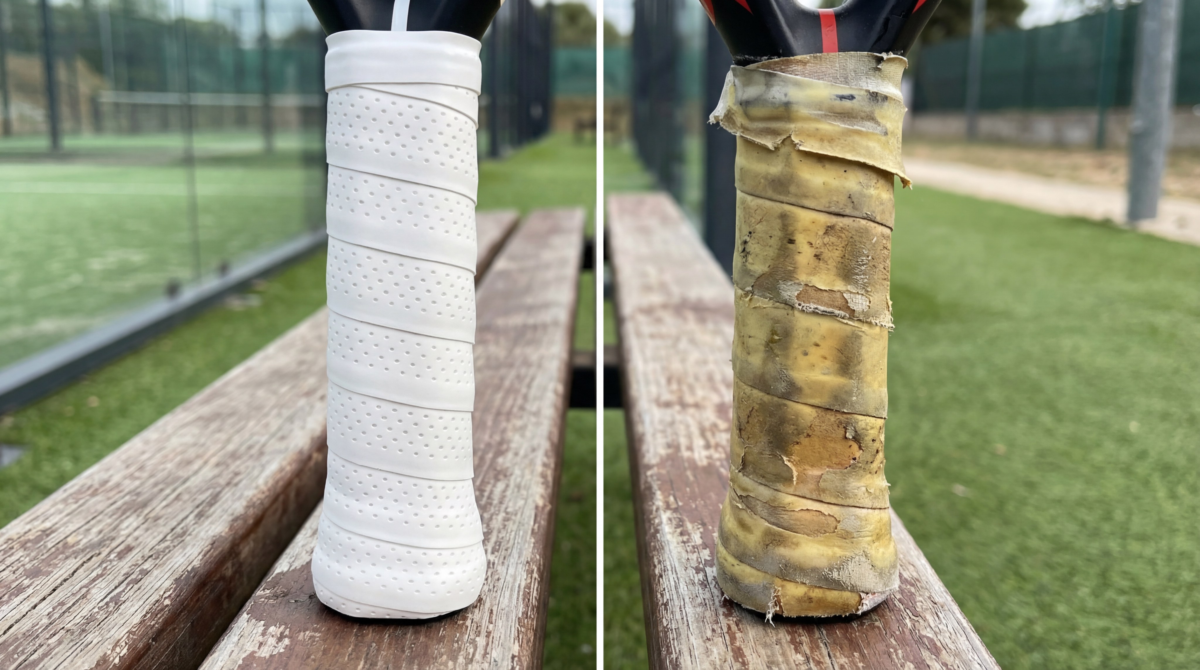 padel grip comparison wear