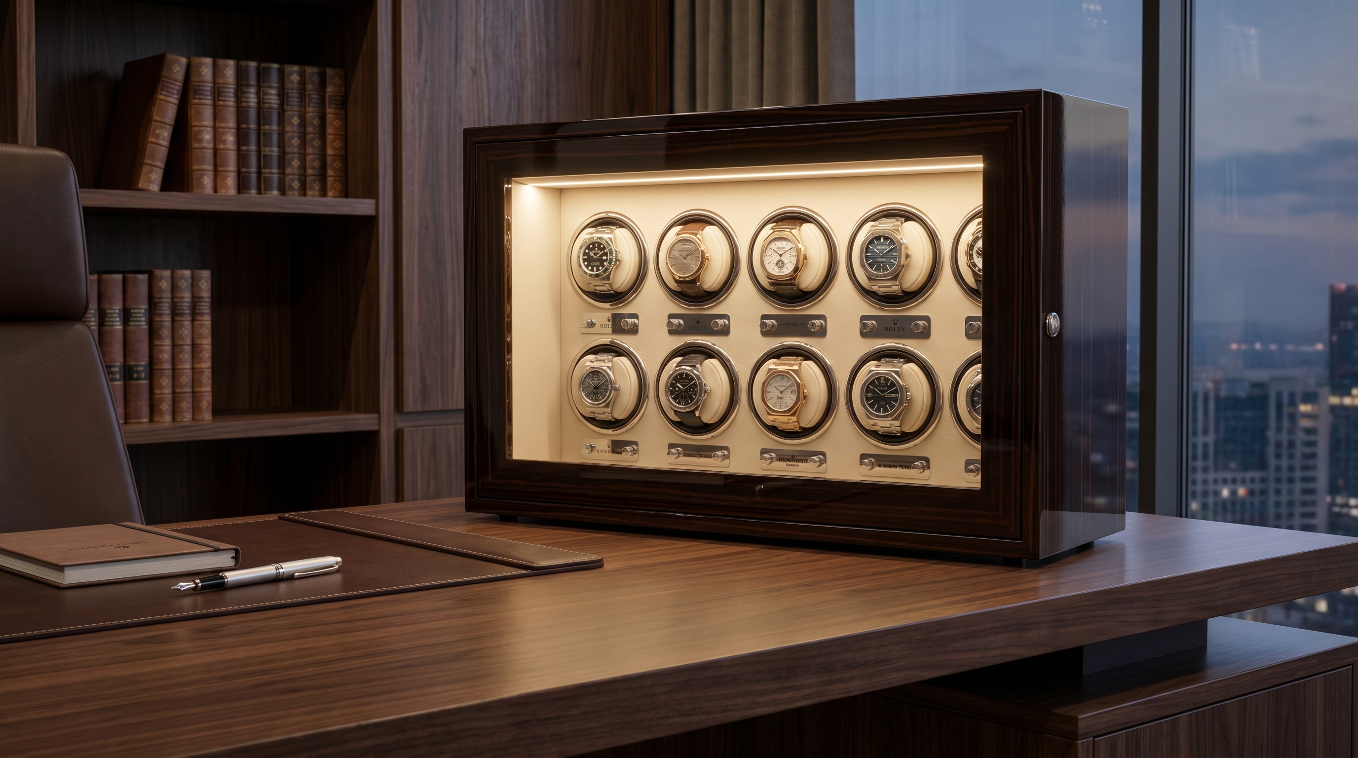 Multi watch winder collection scaling