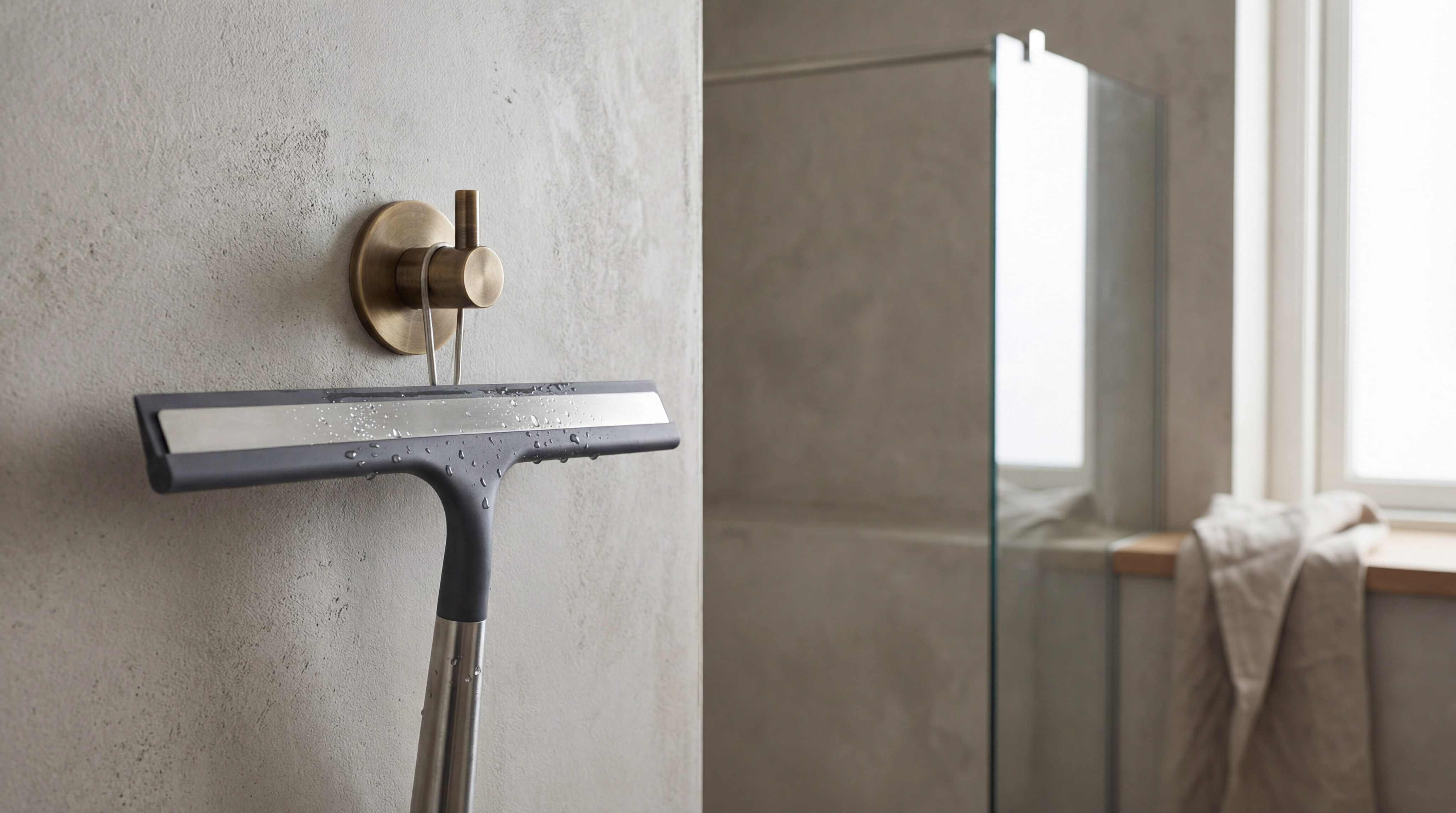 Bathroom Squeegee Air Drying