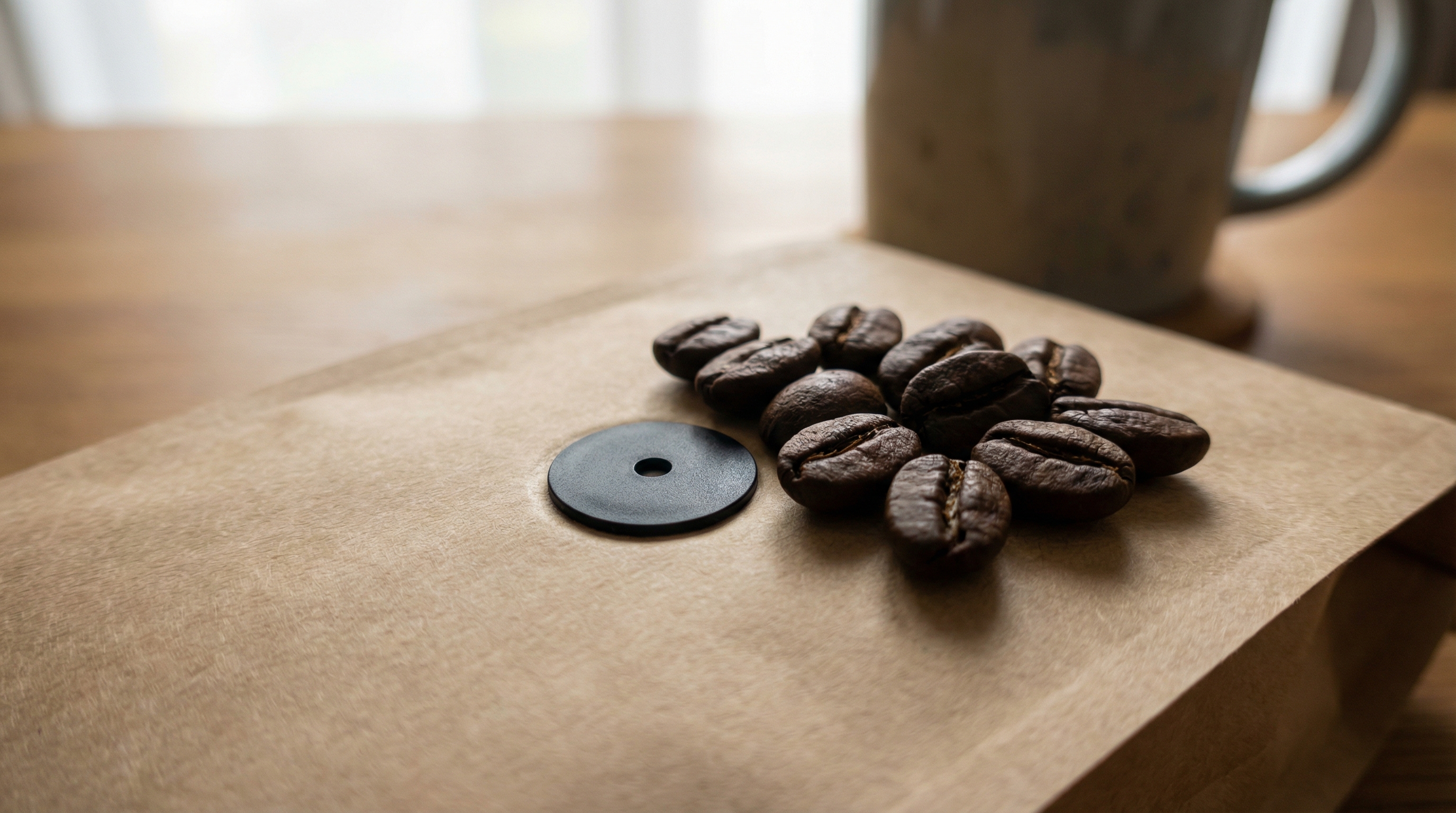 One-way degassing valve macro