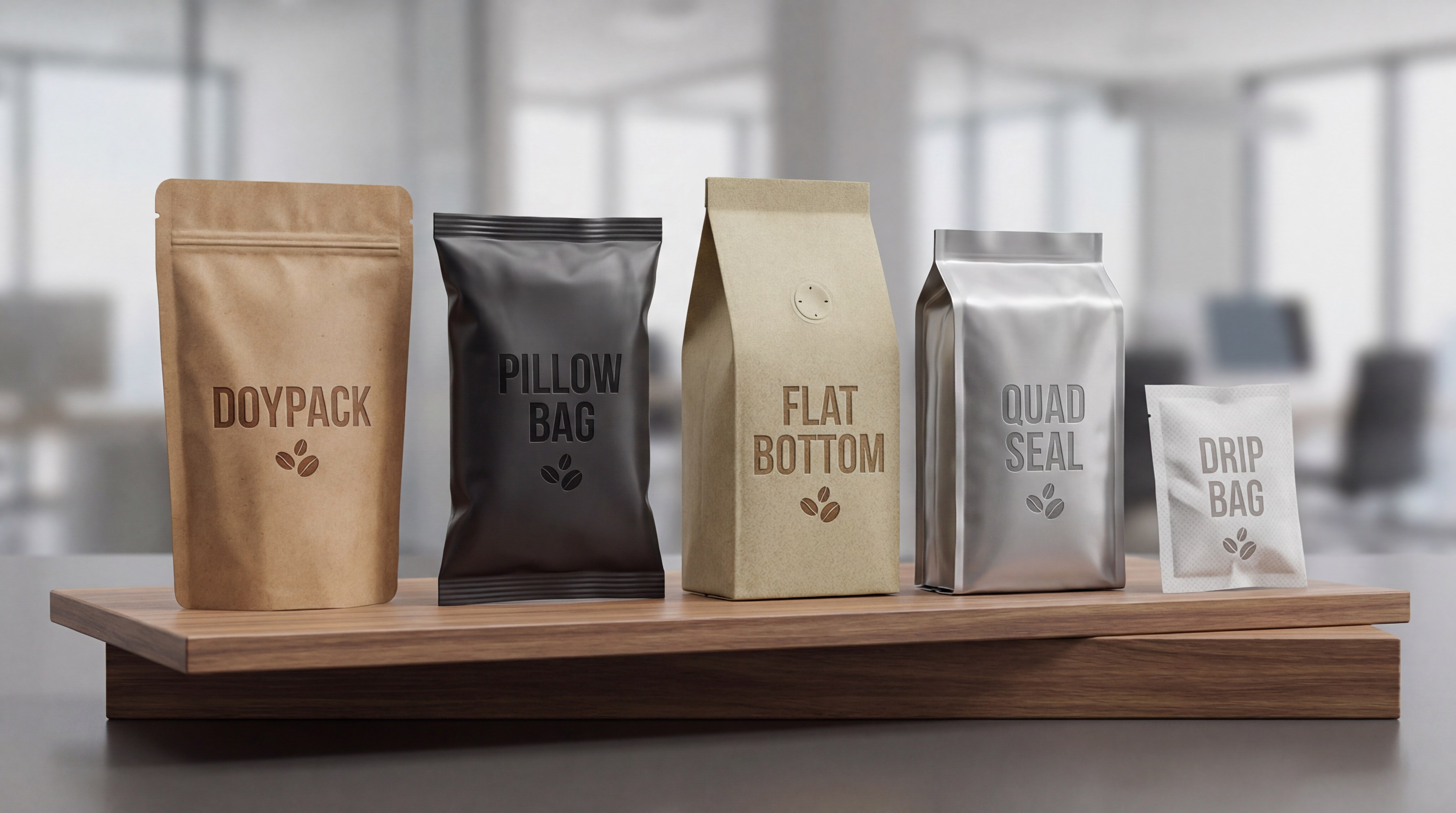 Automatic first coffee packaging machine with multi-head weigher for precision filling