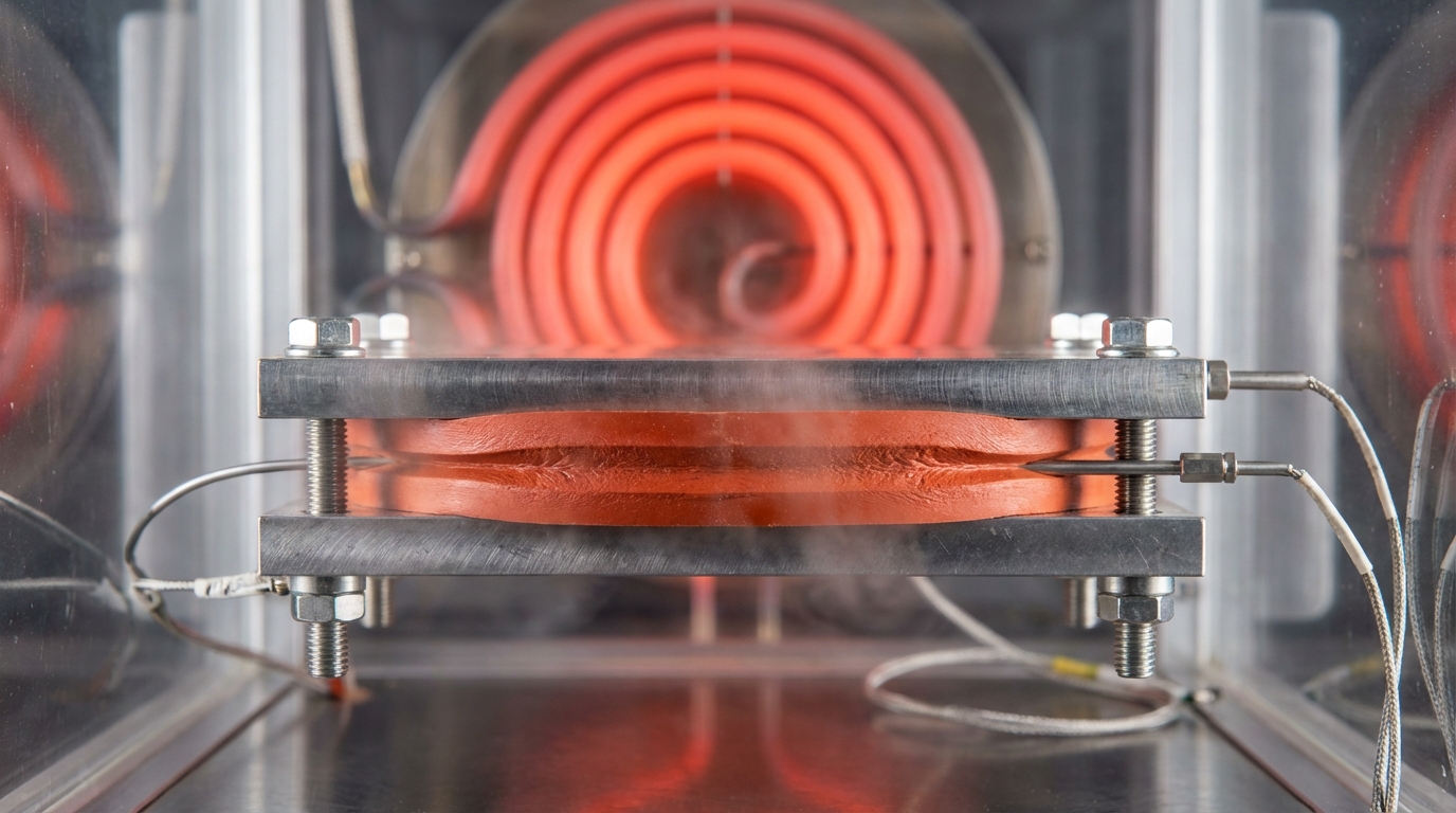 industrial silicone gasket heat test