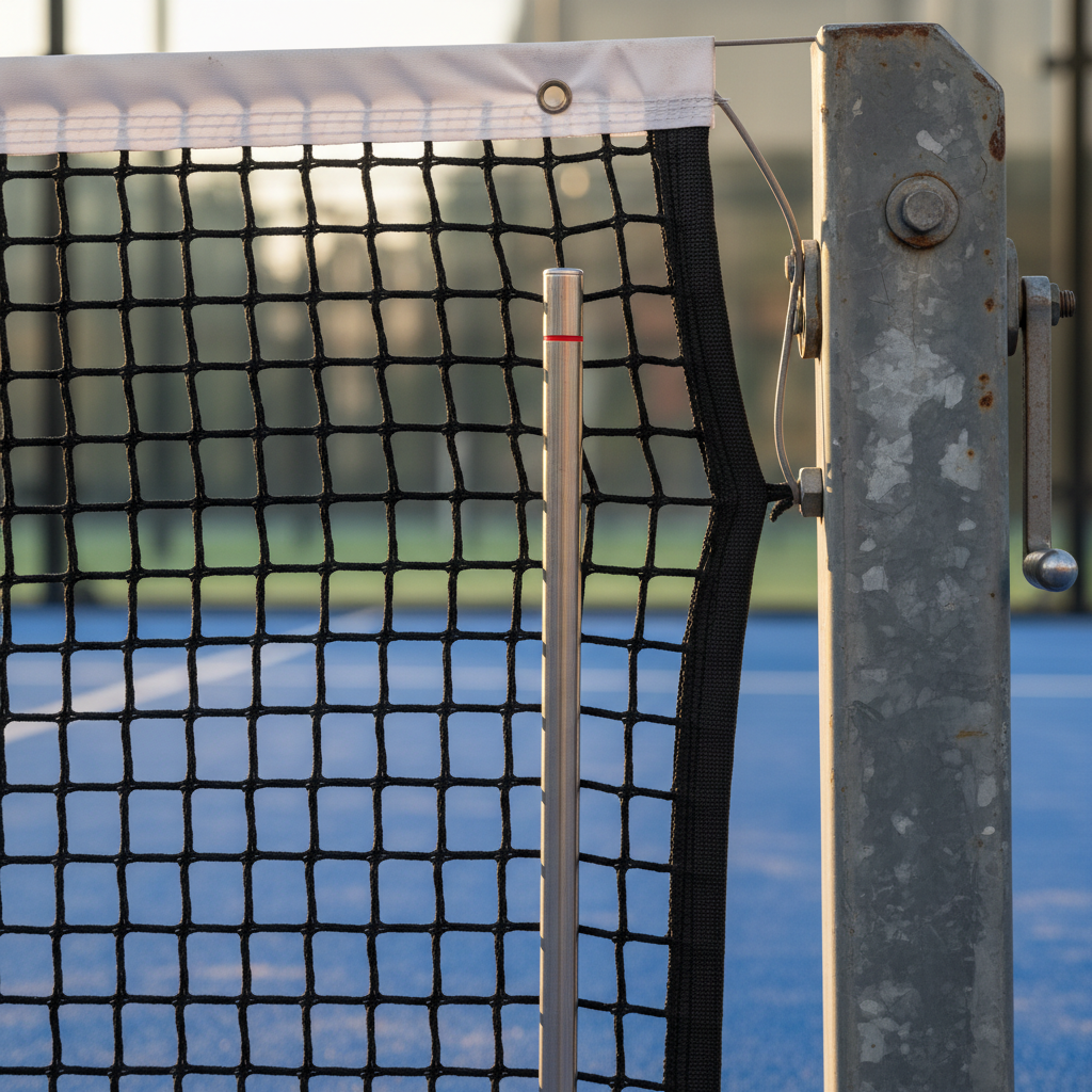 padel court net measurement