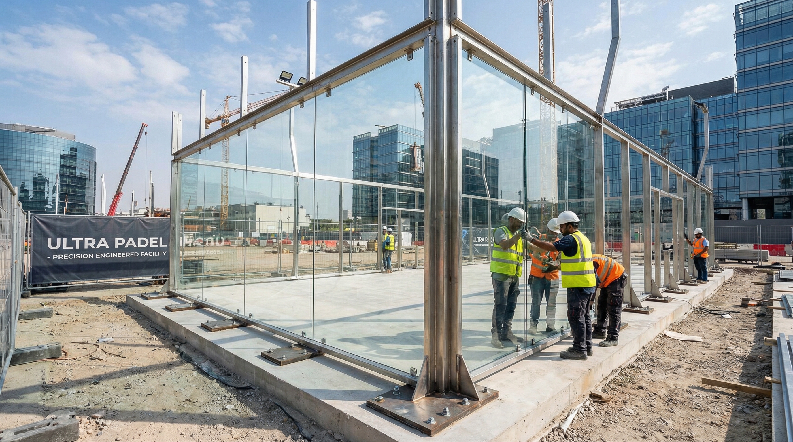 ultra padel facility construction