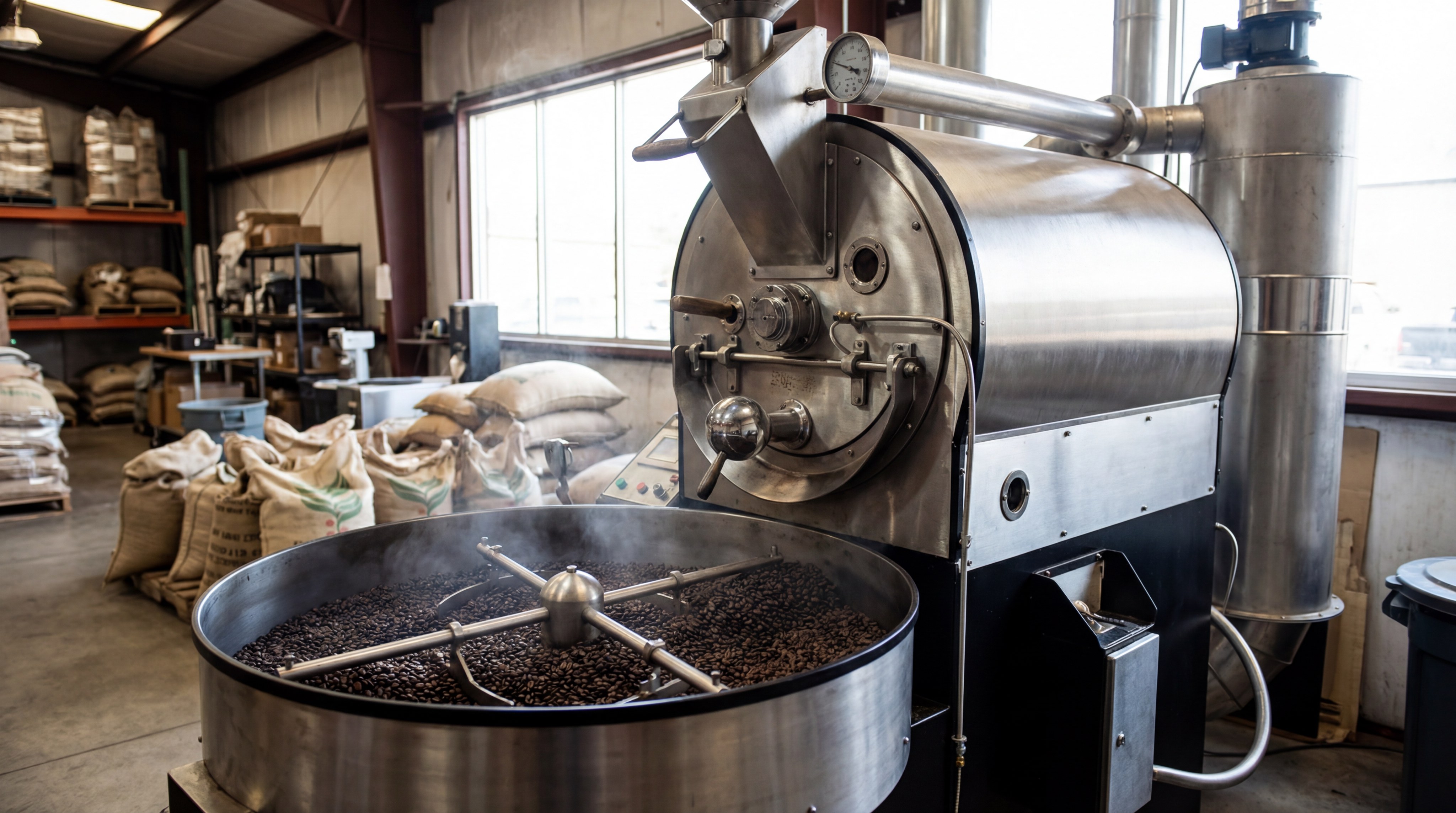 professional_stainless_steel_coffee_drum_roaster