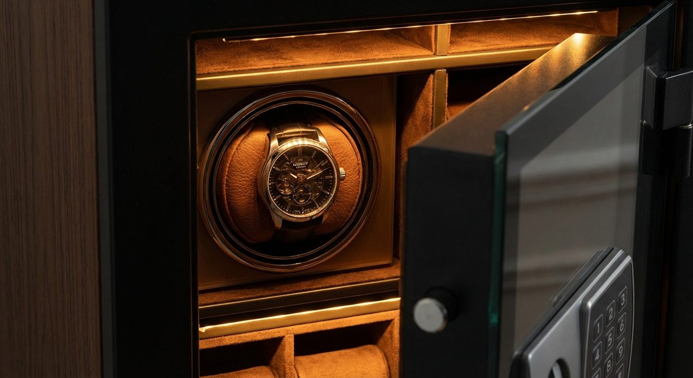 luxury watch safe storage