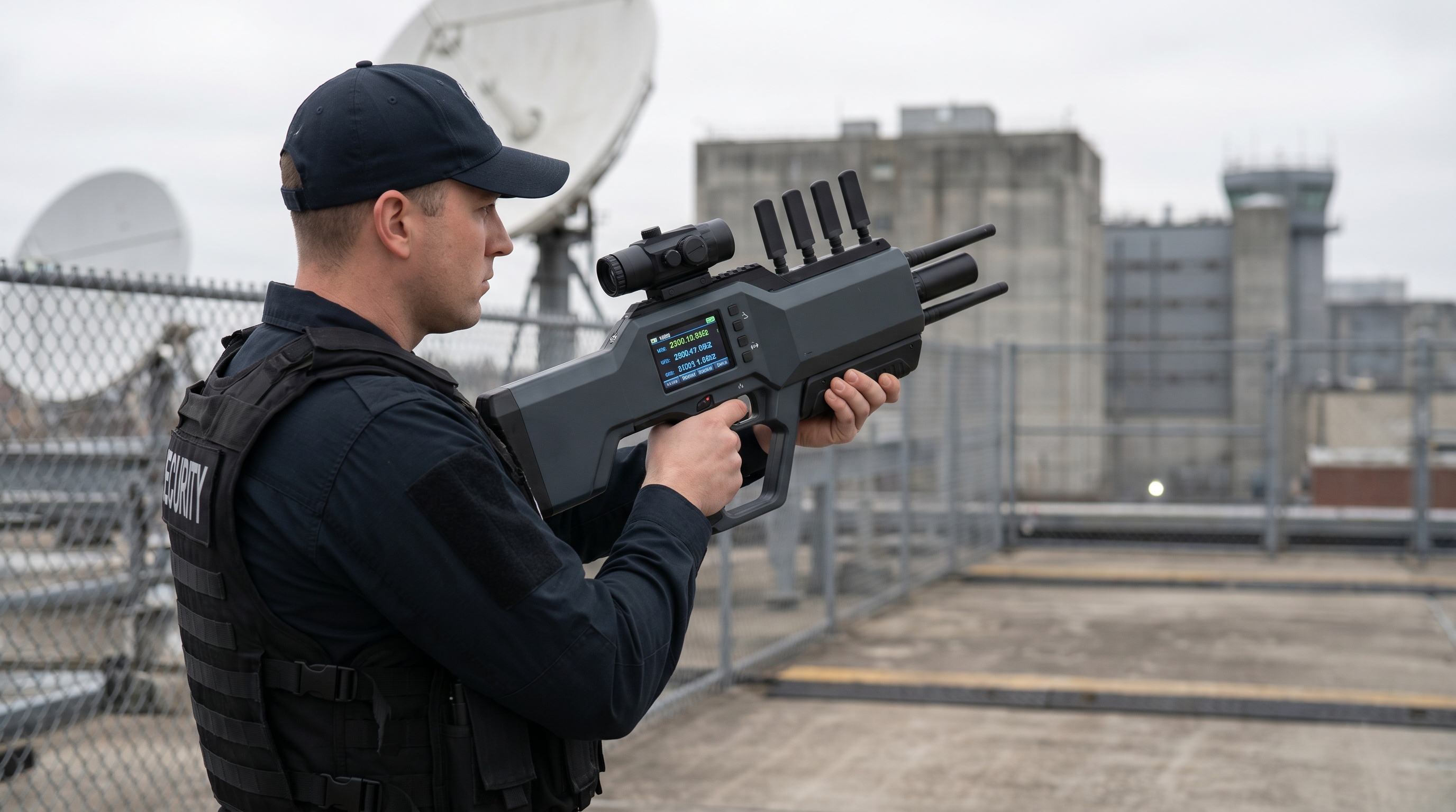 anti drone jammer security operator