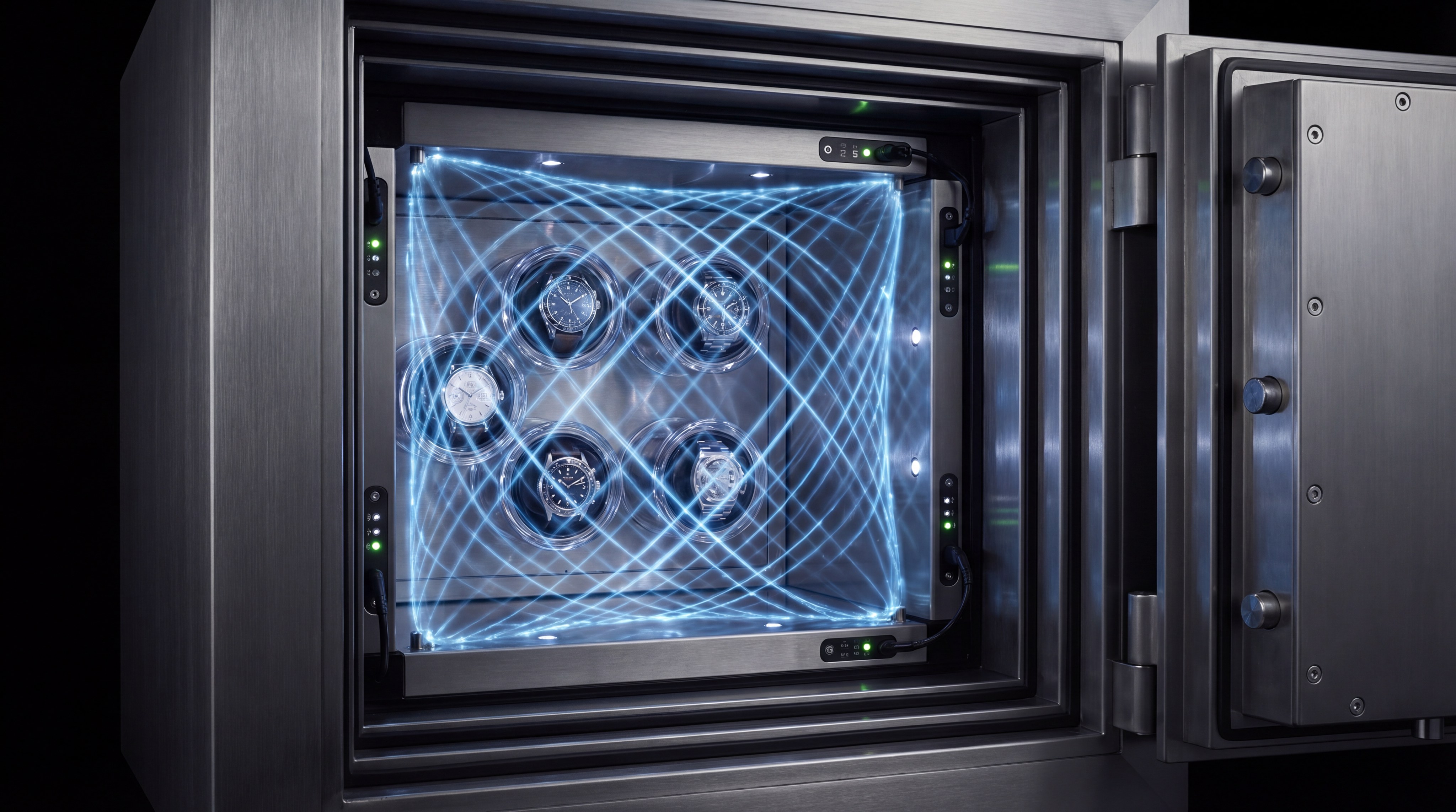 magnetic shielded safe visualization