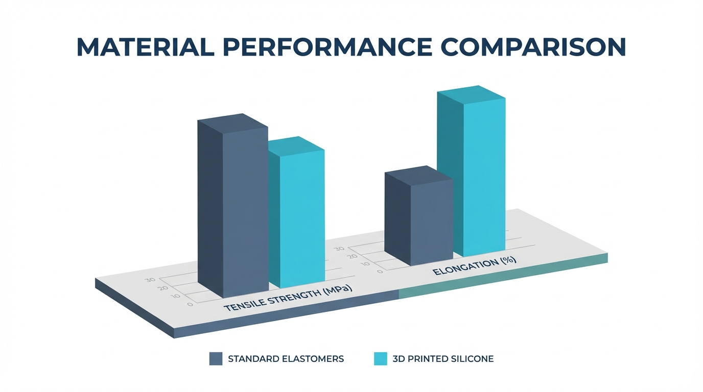 tensile strength elongation comparison chart