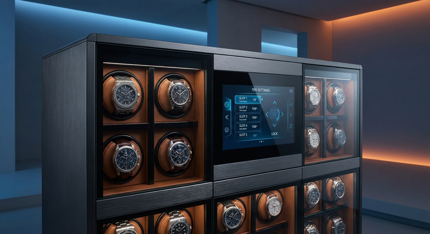 luxury watch winder safe unit