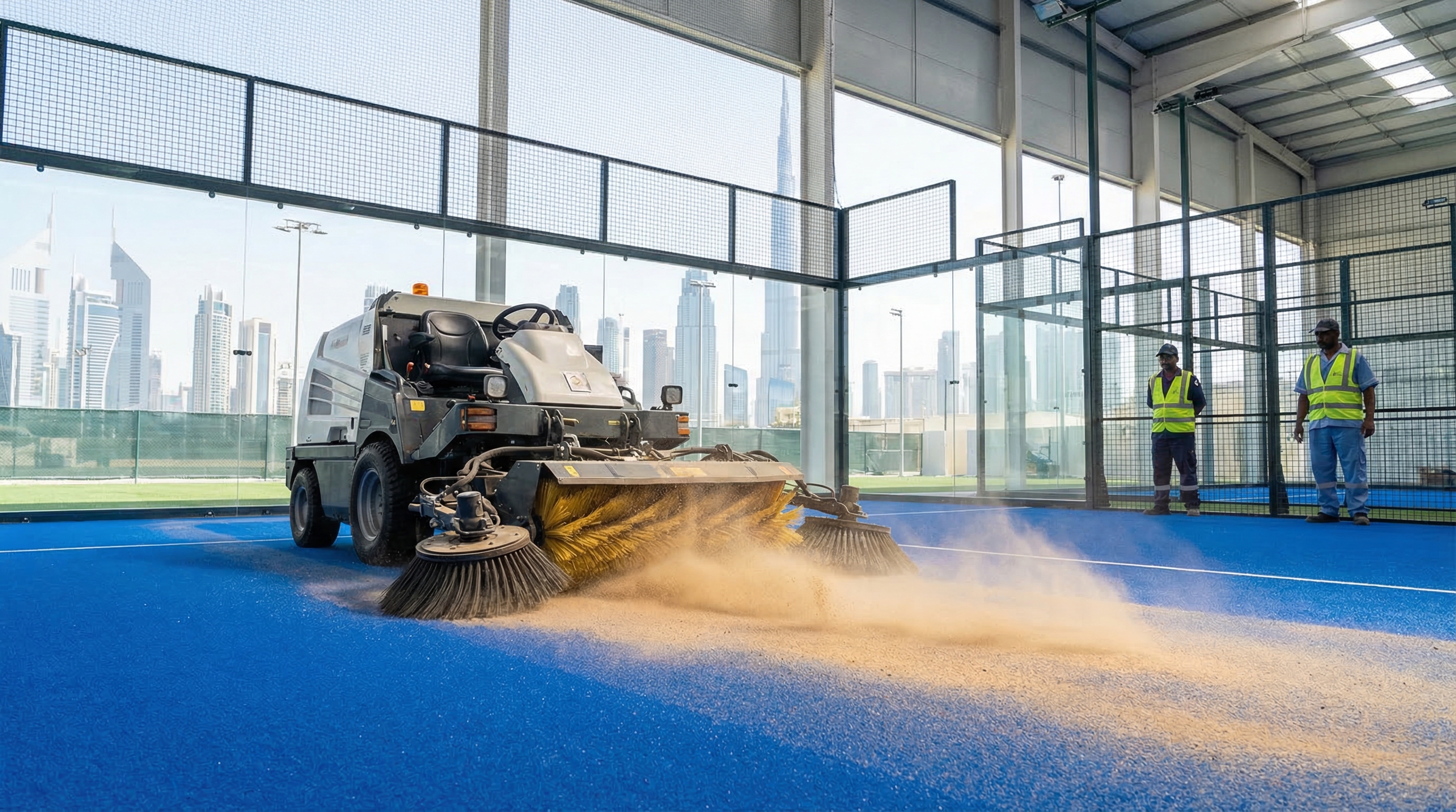 padel court maintenance dubai