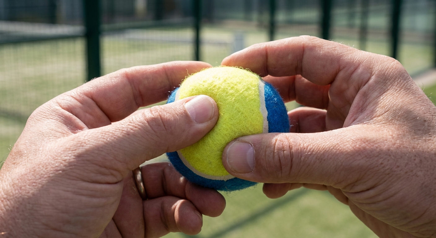 padel ball compression test
