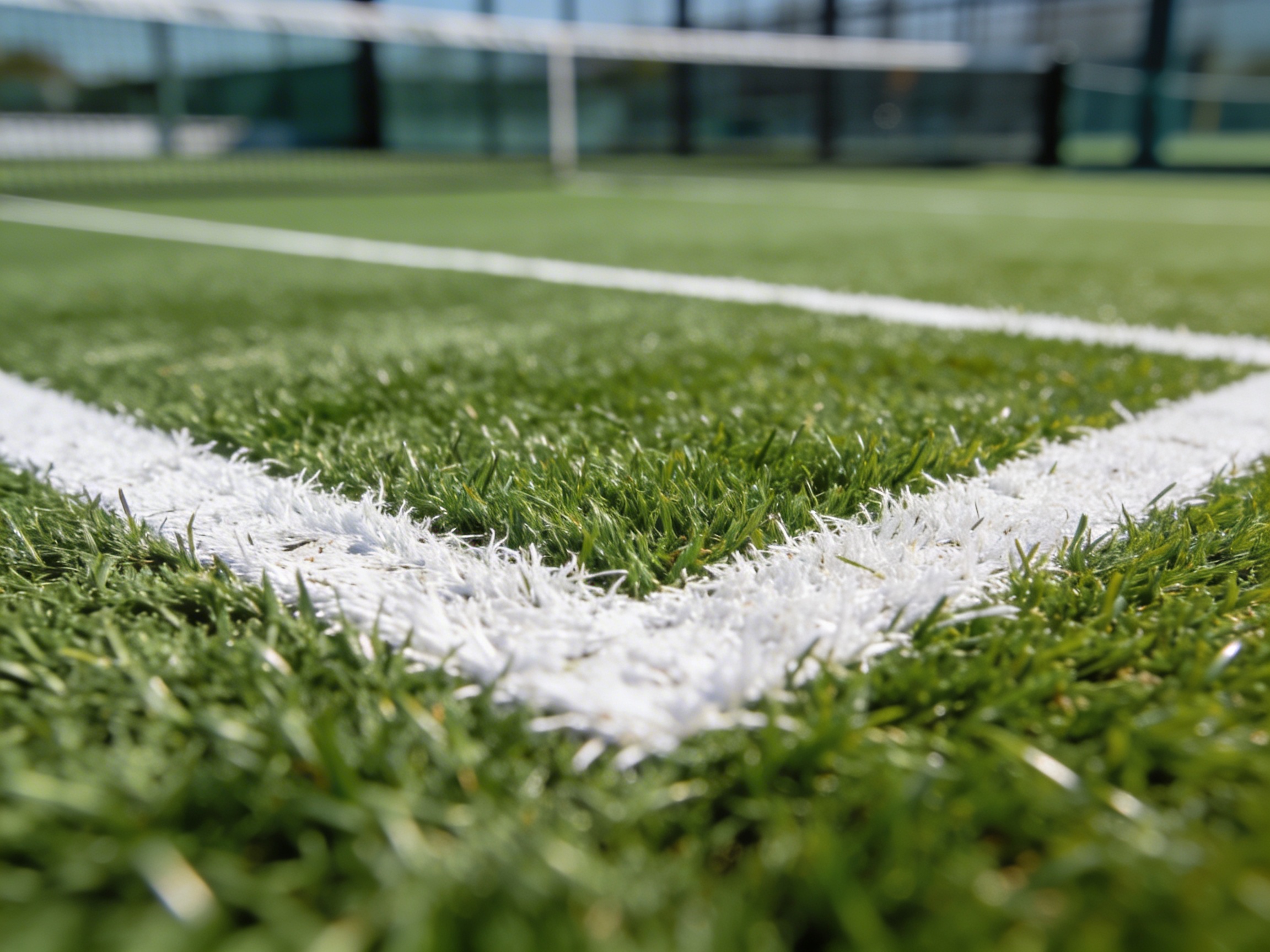 padel court turf closeup