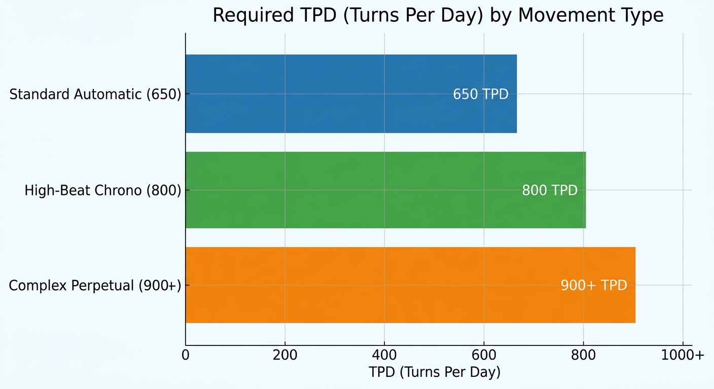 tpd by movement type chart